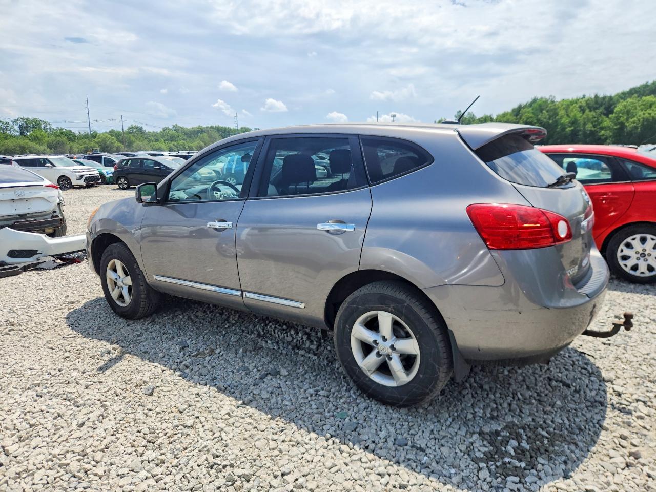 2013 Nissan Rogue S Gray vin: JN8AS5MV6DW620599