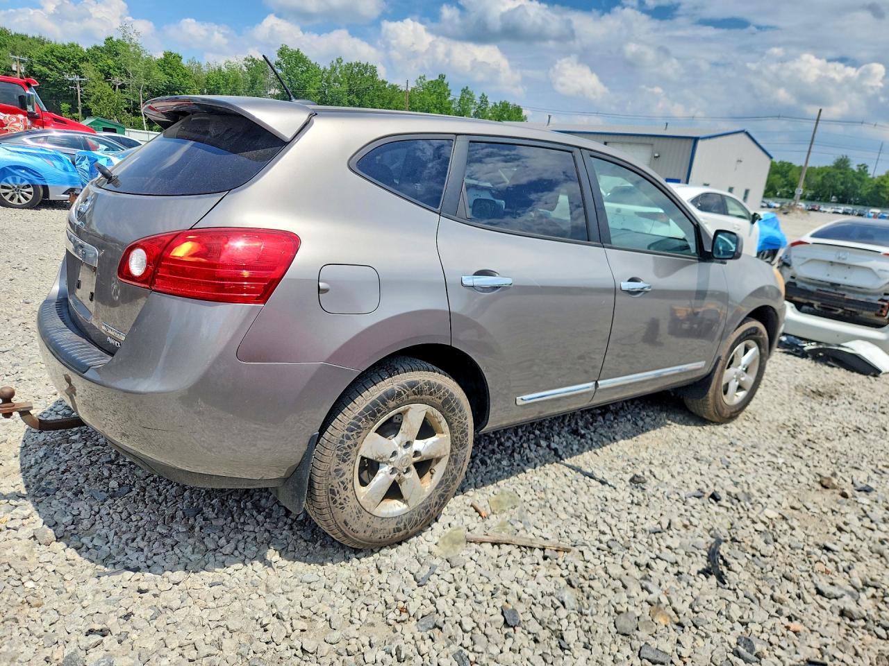 2013 Nissan Rogue S Gray vin: JN8AS5MV6DW620599