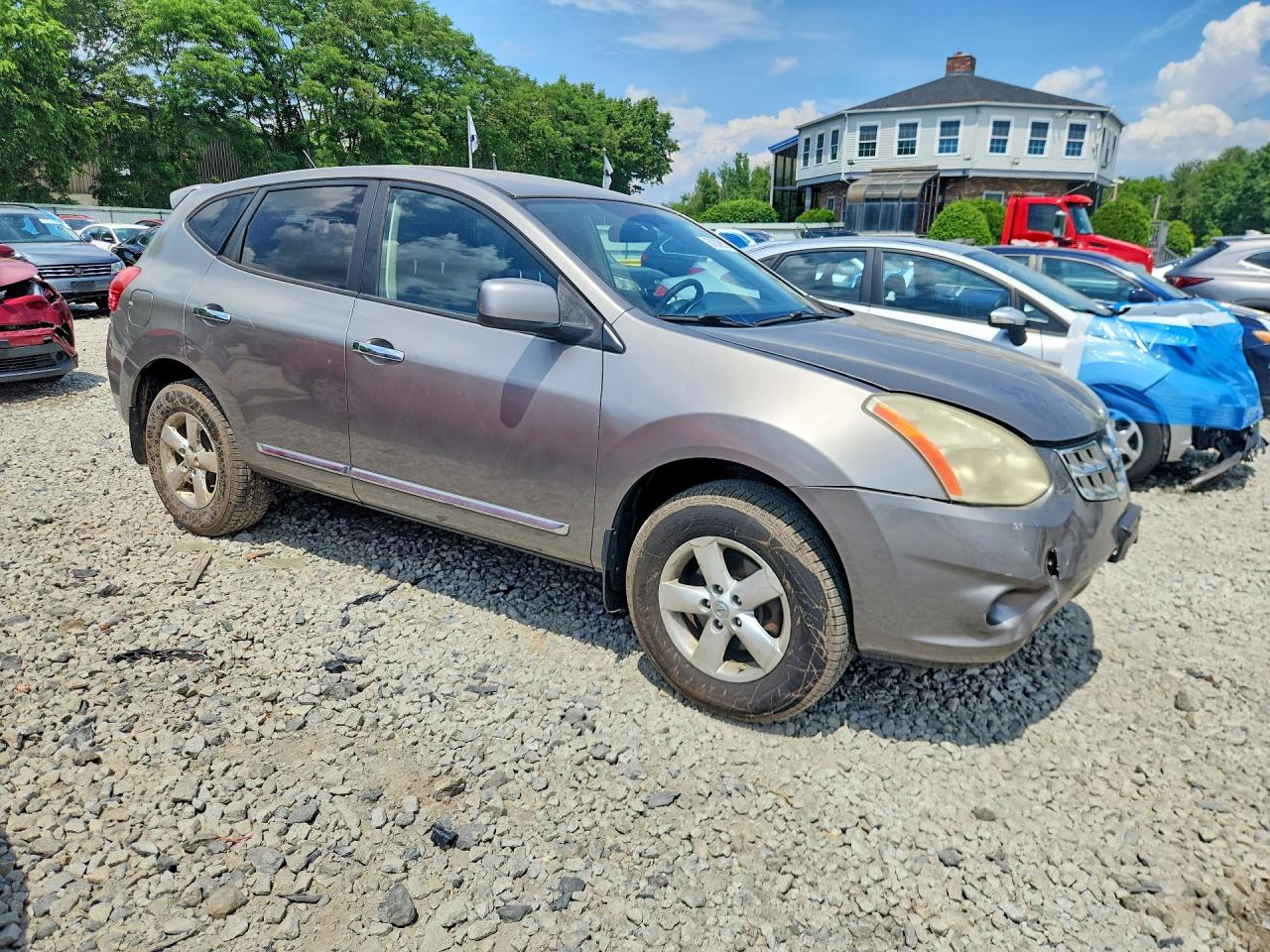 2013 Nissan Rogue S Gray vin: JN8AS5MV6DW620599