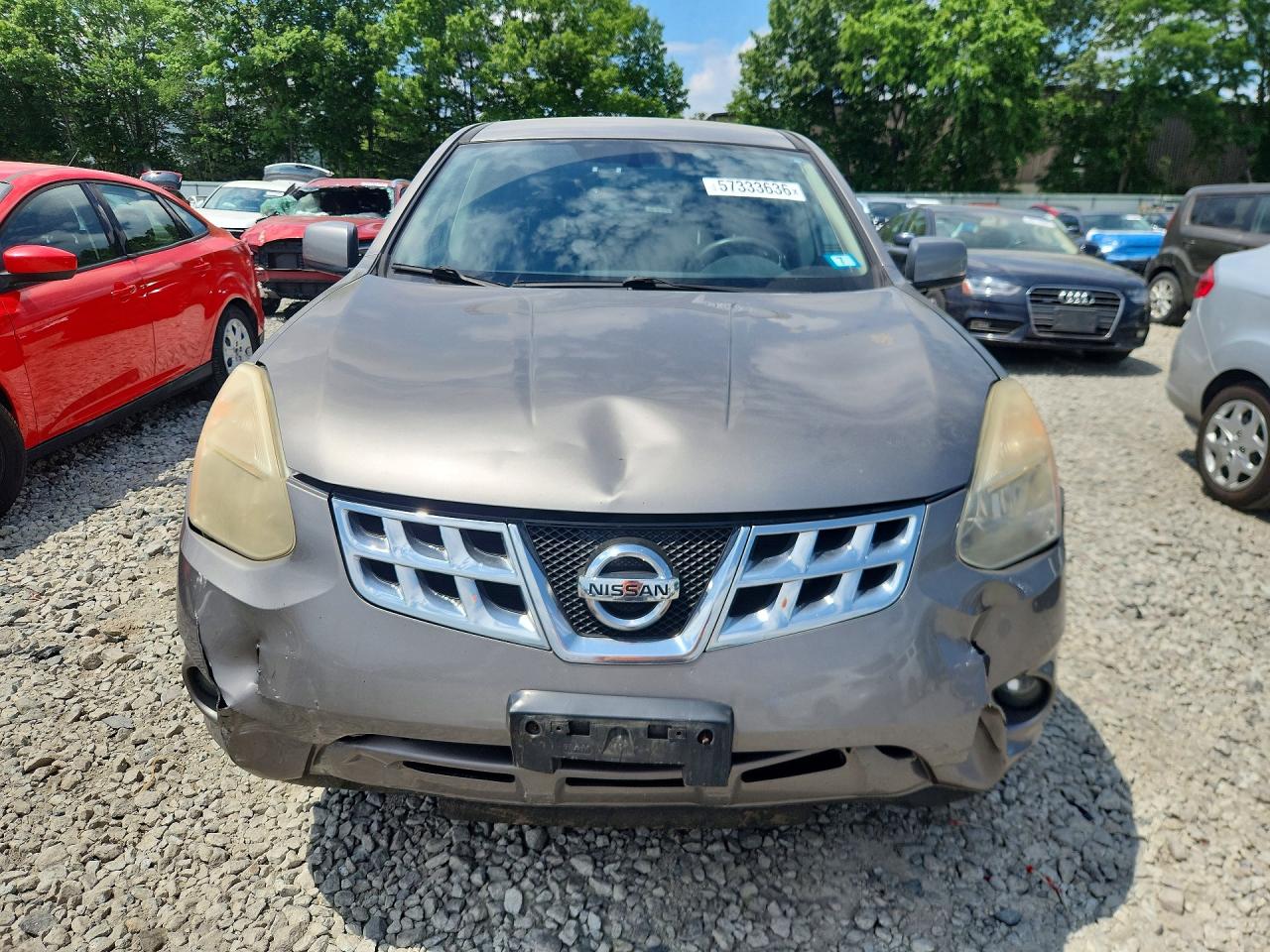 2013 Nissan Rogue S Gray vin: JN8AS5MV6DW620599