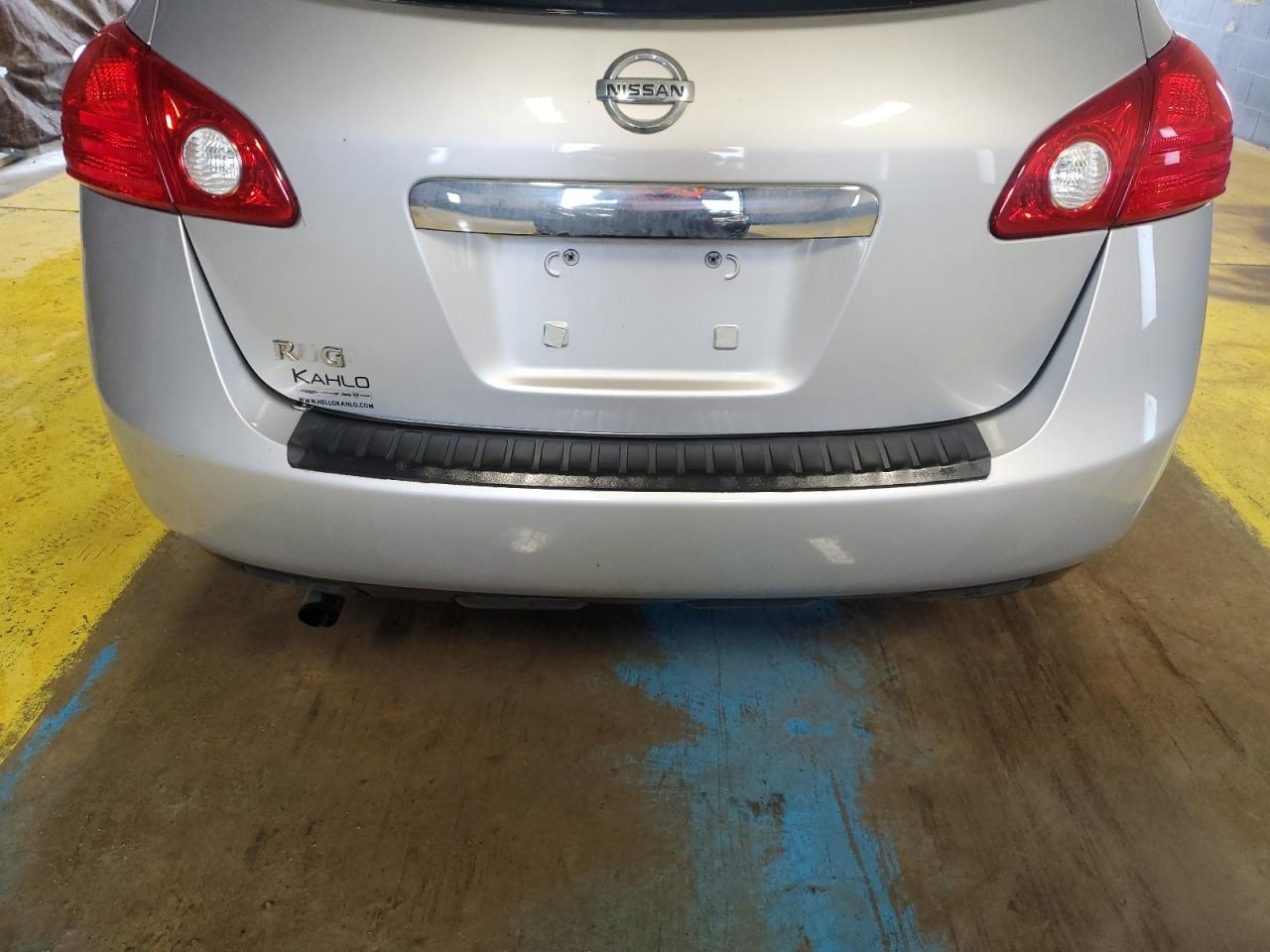 2013 Nissan Rogue S Silver vin: JN8AS5MV6DW621011 Damage: Lift Gate, Chipped, 4