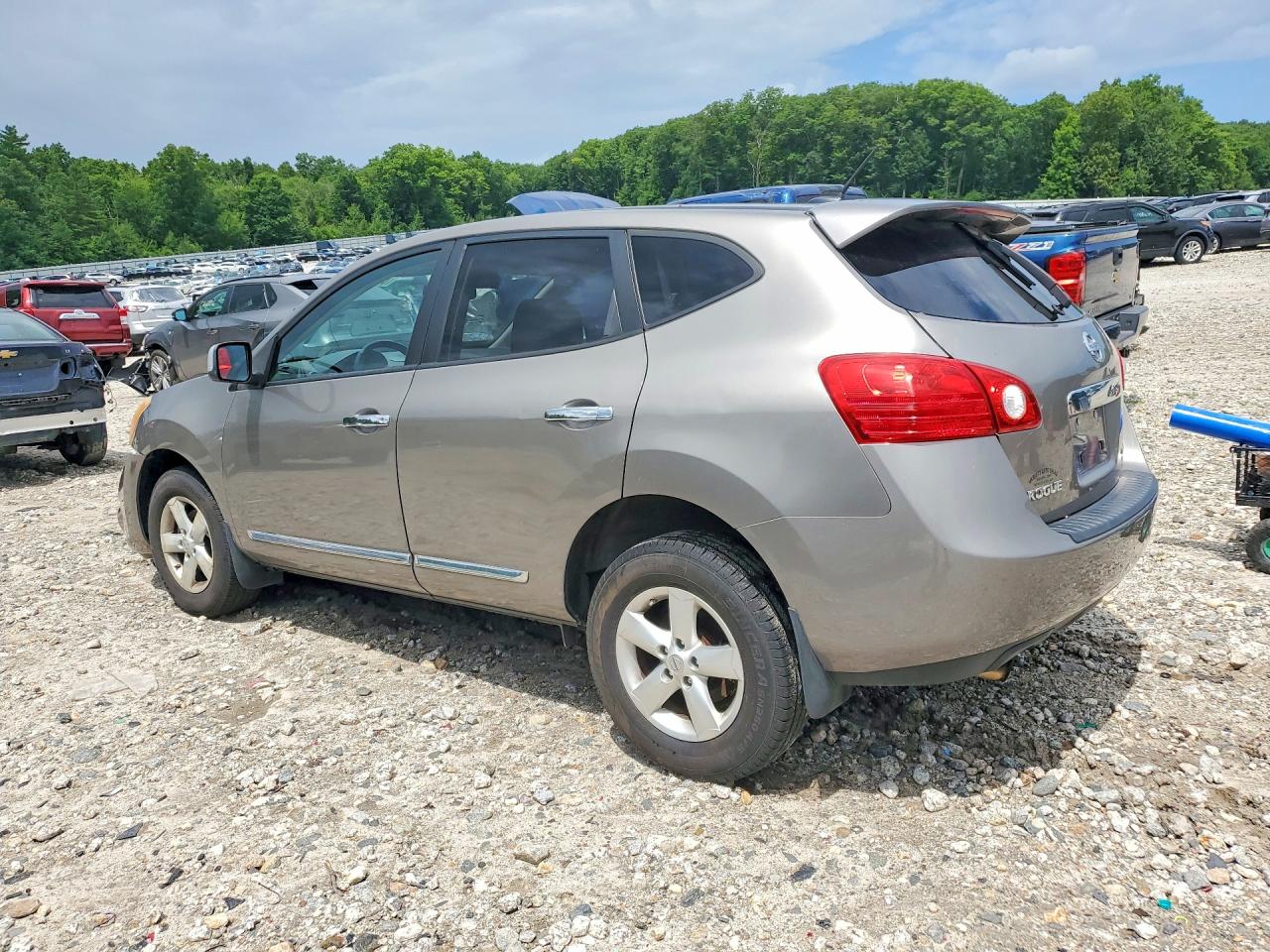 2013 Nissan Rogue S Gray vin: JN8AS5MV6DW623003