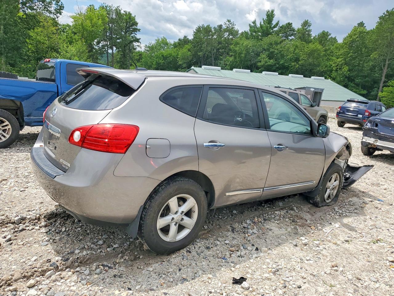 2013 Nissan Rogue S Gray vin: JN8AS5MV6DW623003
