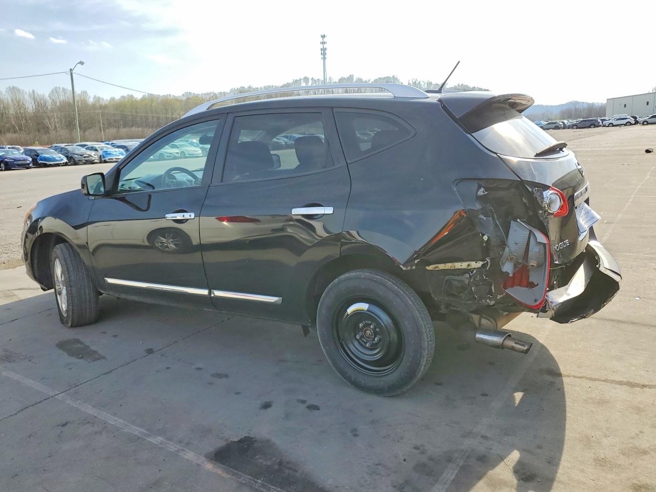 2013 Nissan Rogue S Black vin: JN8AS5MV6DW628959