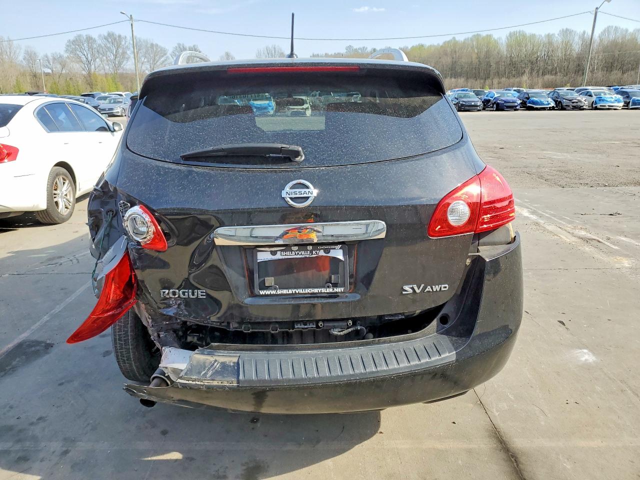 2013 Nissan Rogue S Black vin: JN8AS5MV6DW628959