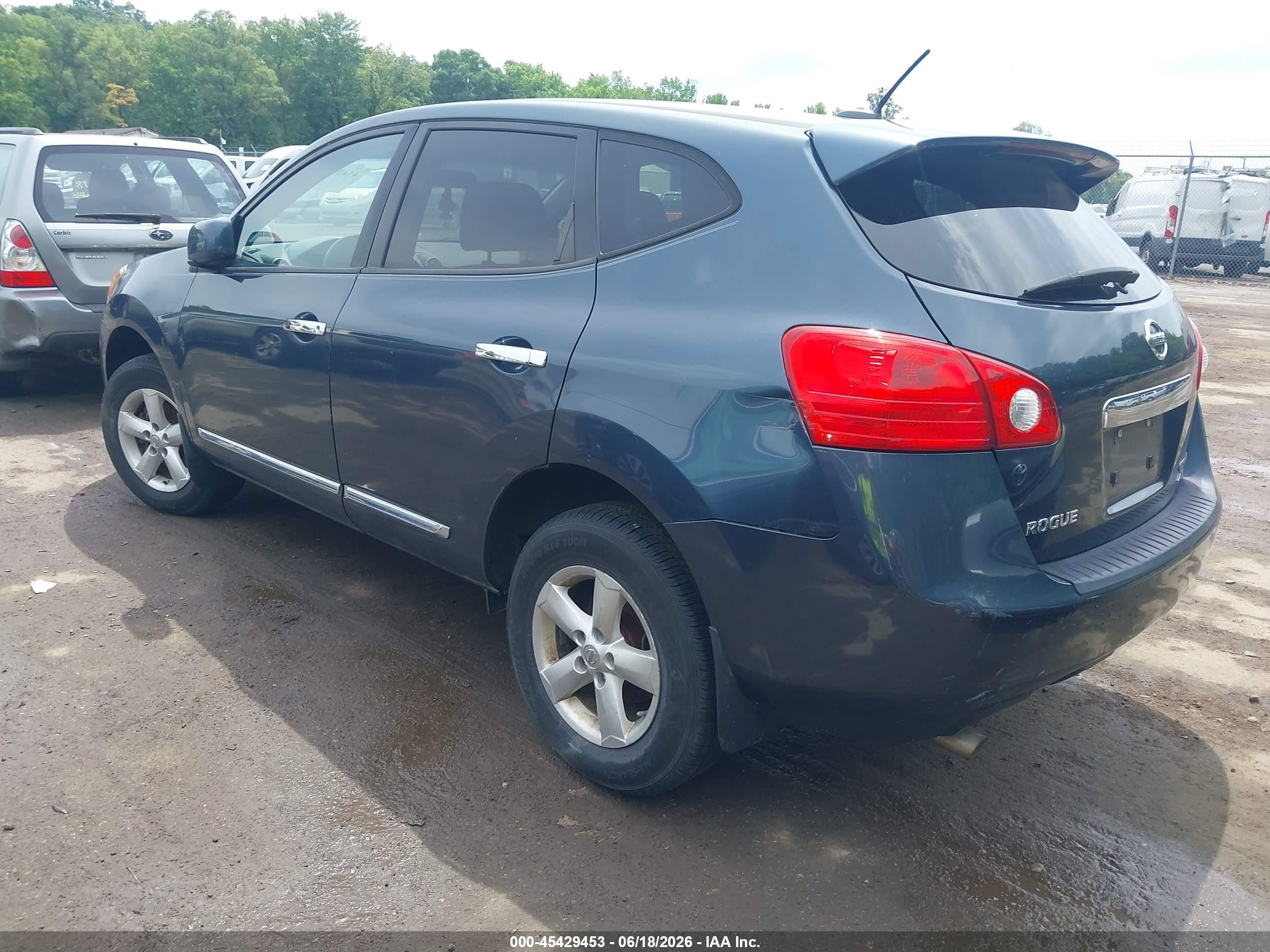 2013 Nissan Rogue S Dark Blue vin: JN8AS5MV6DW629528