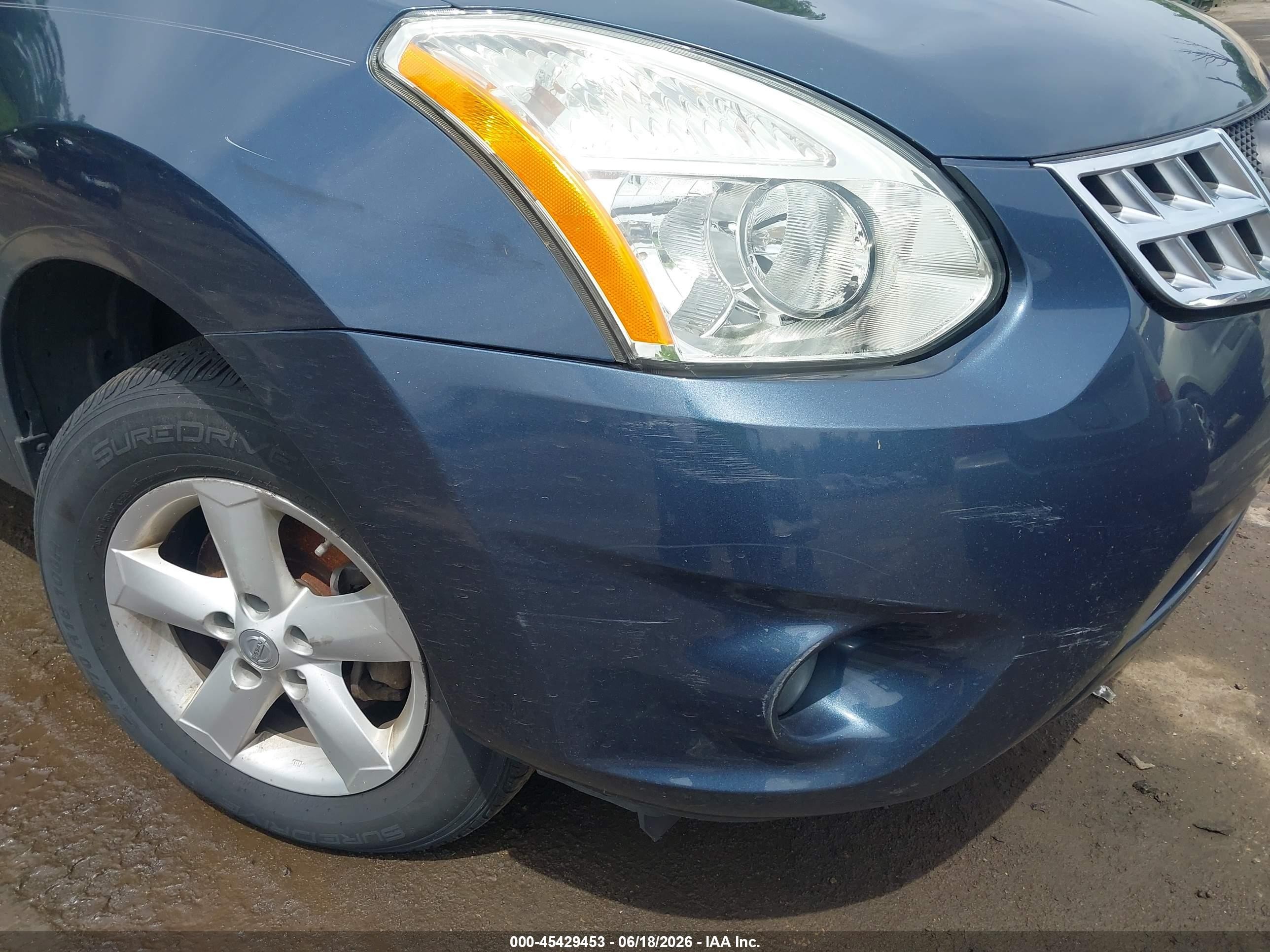 2013 Nissan Rogue S Dark Blue vin: JN8AS5MV6DW629528