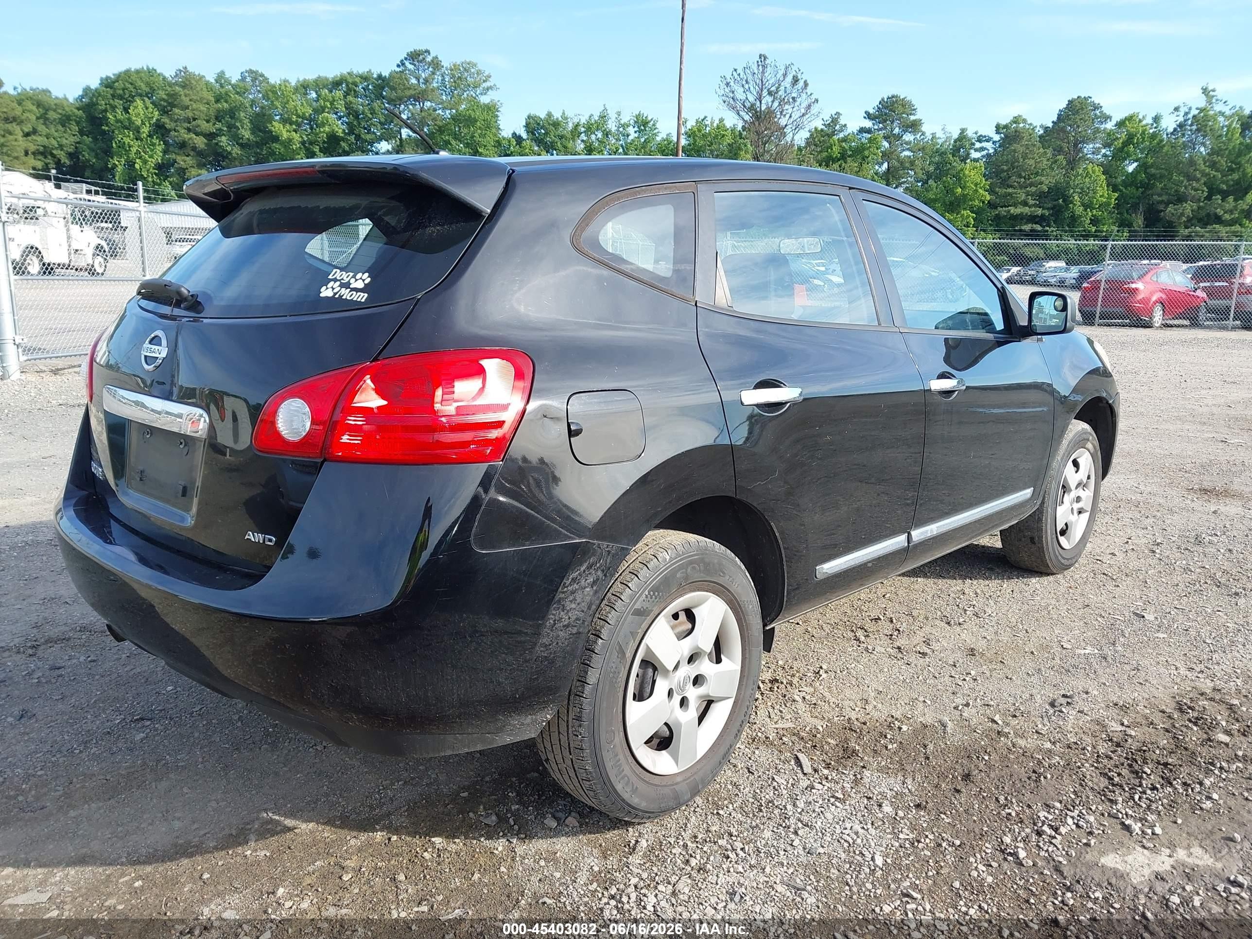 2013 Nissan Rogue S Black vin: JN8AS5MV6DW637614