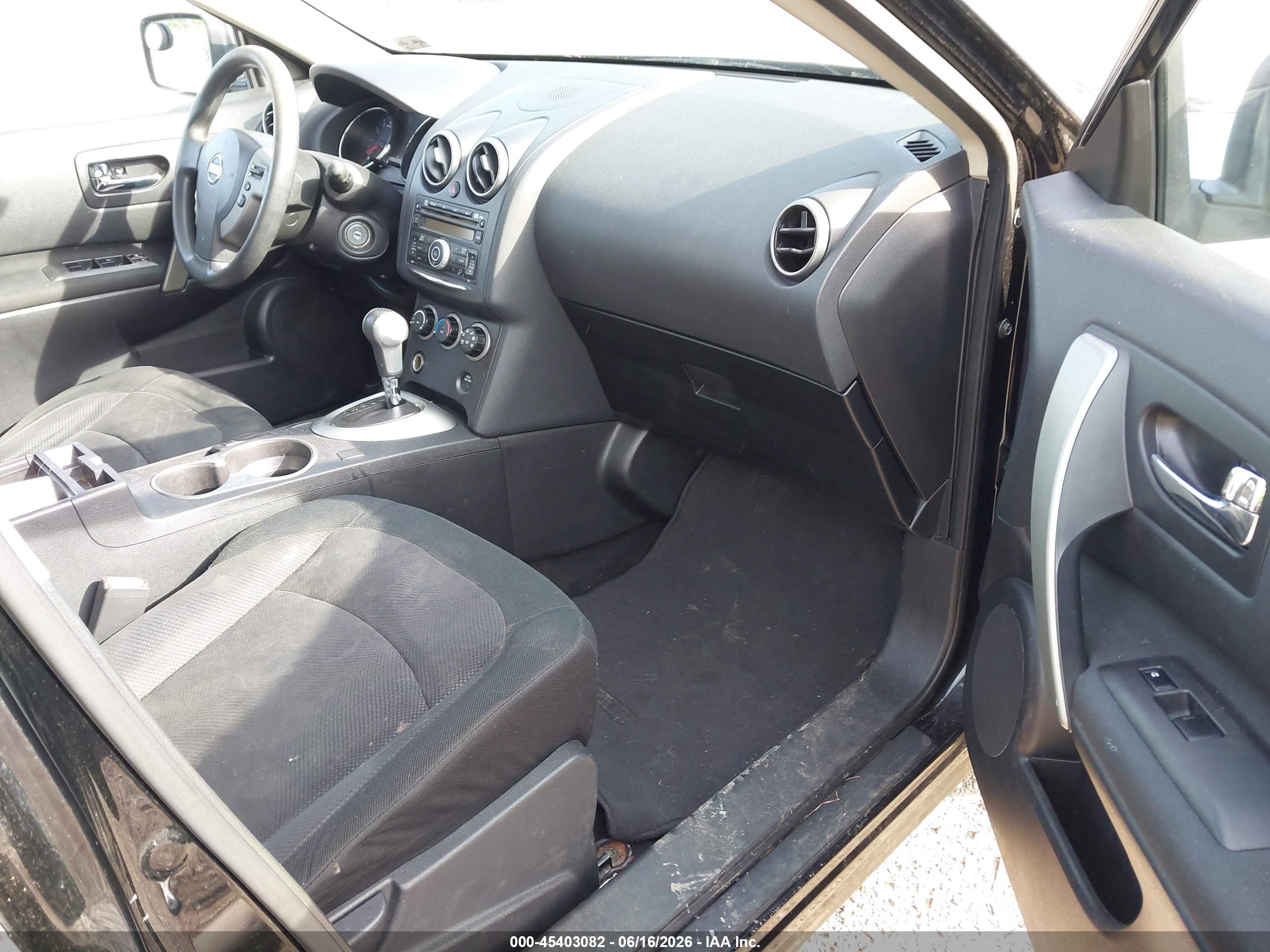 2013 Nissan Rogue S Black vin: JN8AS5MV6DW637614