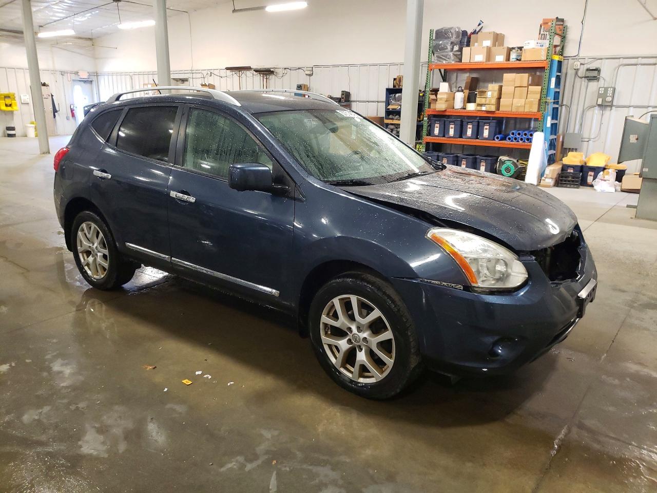 2013 Nissan Rogue S Blue vin: JN8AS5MV6DW641002