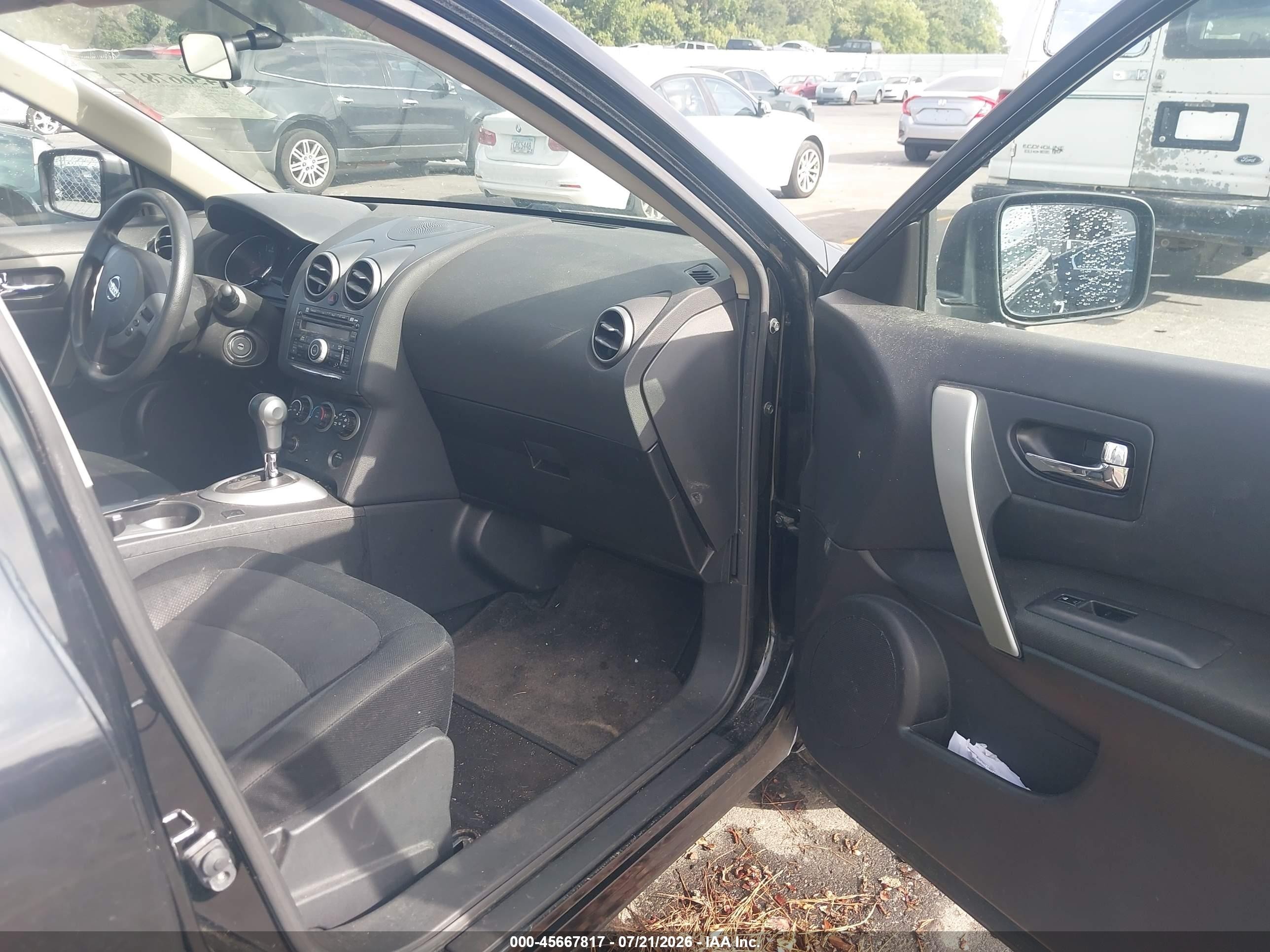 2013 Nissan Rogue S Black vin: JN8AS5MV6DW646894