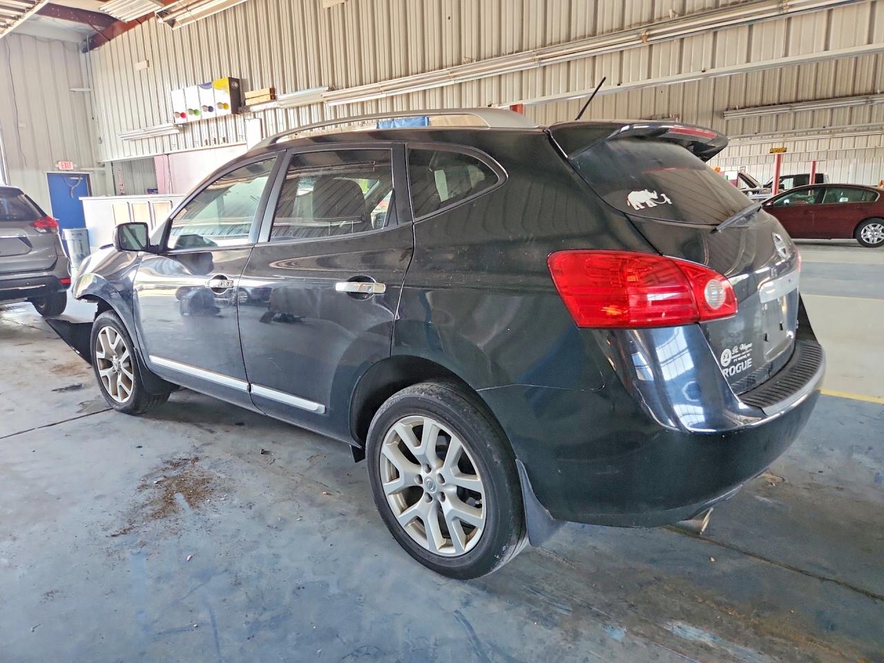 2013 Nissan Rogue S Черный vin: JN8AS5MV6DW650203