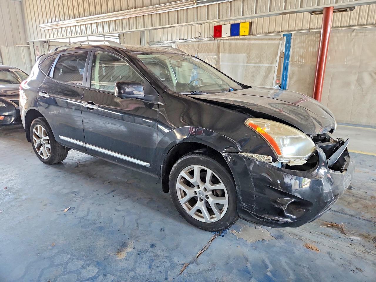 2013 Nissan Rogue S Черный vin: JN8AS5MV6DW650203