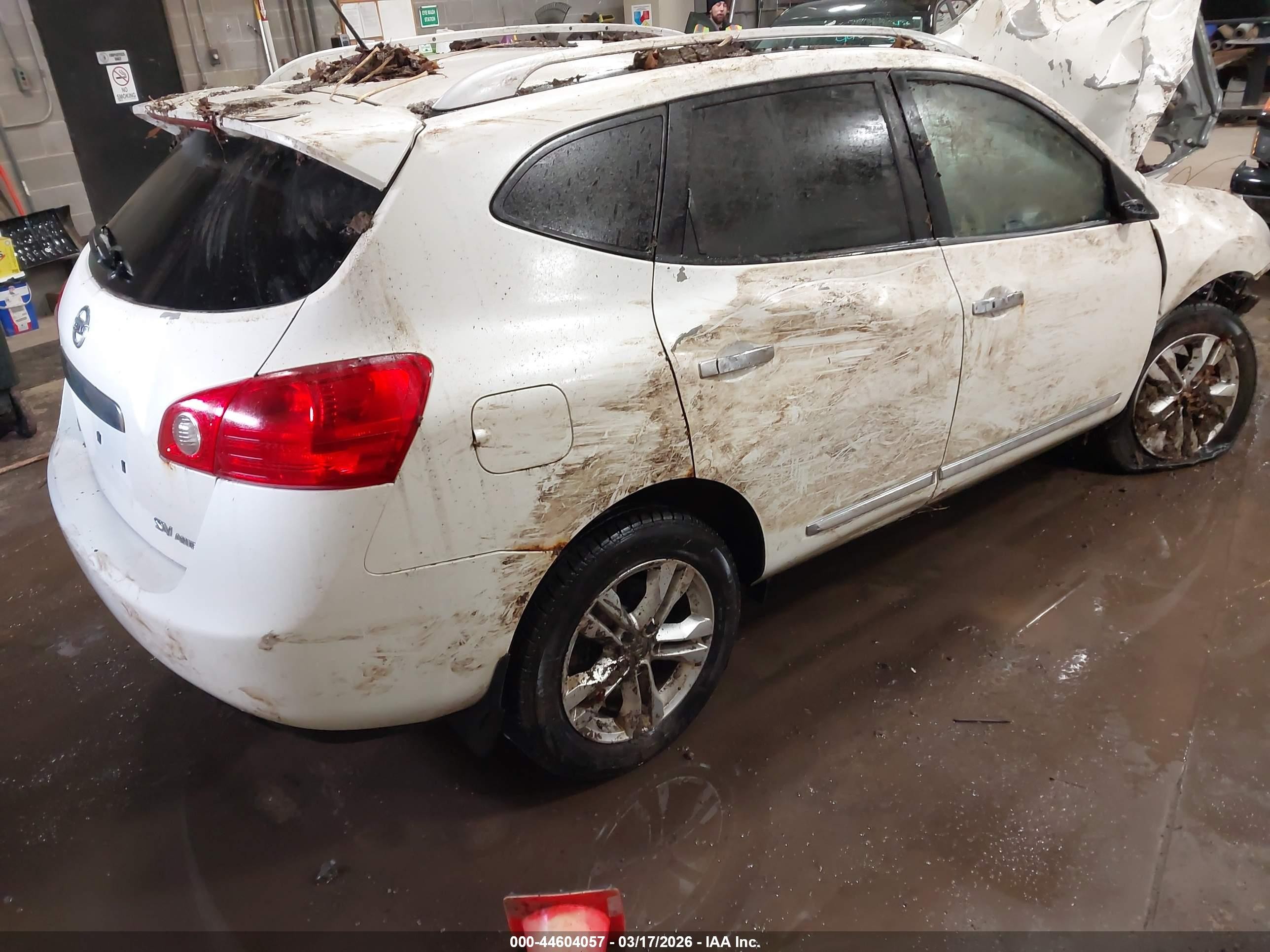 2013 Nissan Rogue Sv Белый vin: JN8AS5MV6DW651531
