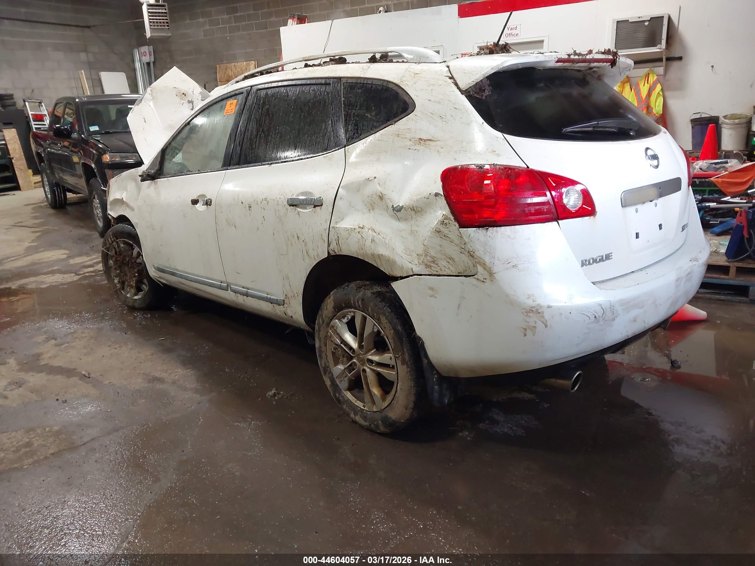 2013 Nissan Rogue Sv Белый vin: JN8AS5MV6DW651531