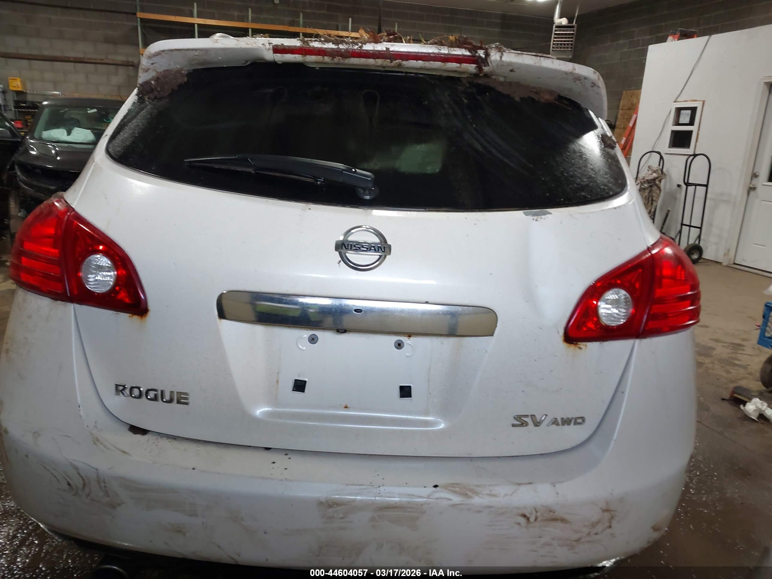 2013 Nissan Rogue Sv Белый vin: JN8AS5MV6DW651531