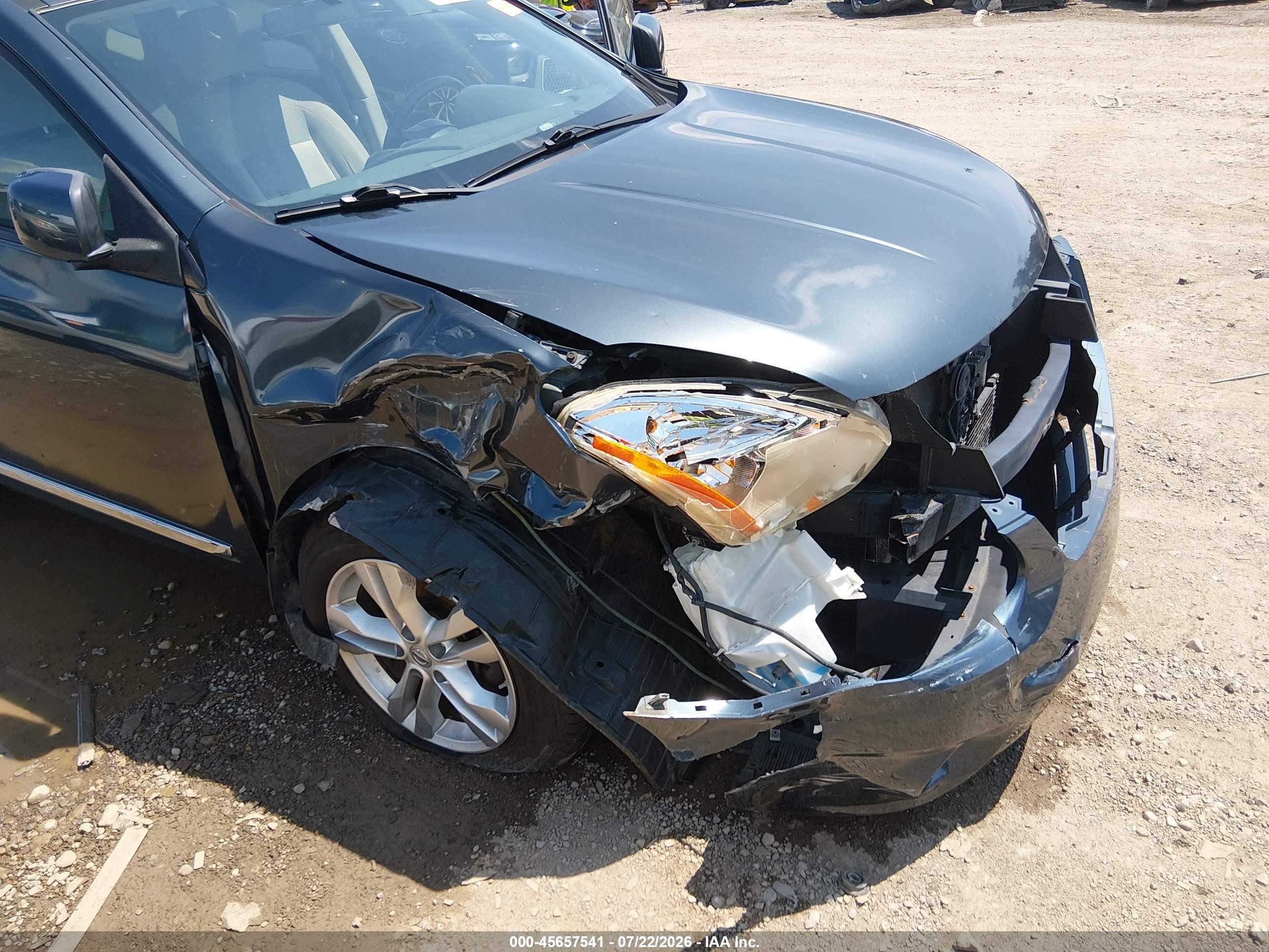 2013 Nissan Rogue Sv Blue vin: JN8AS5MV6DW656048