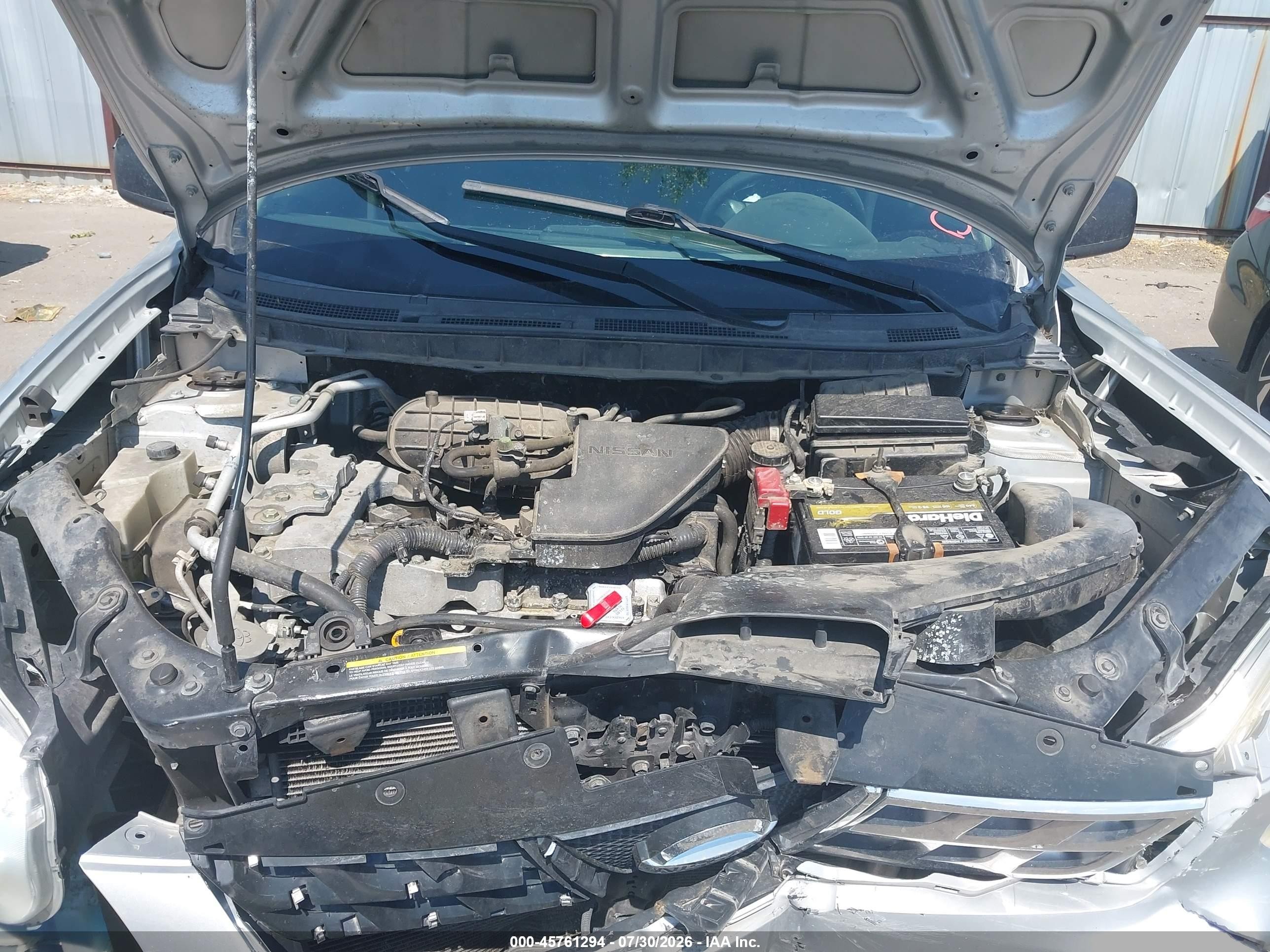 2013 Nissan Rogue S Silver vin: JN8AS5MV6DW660651