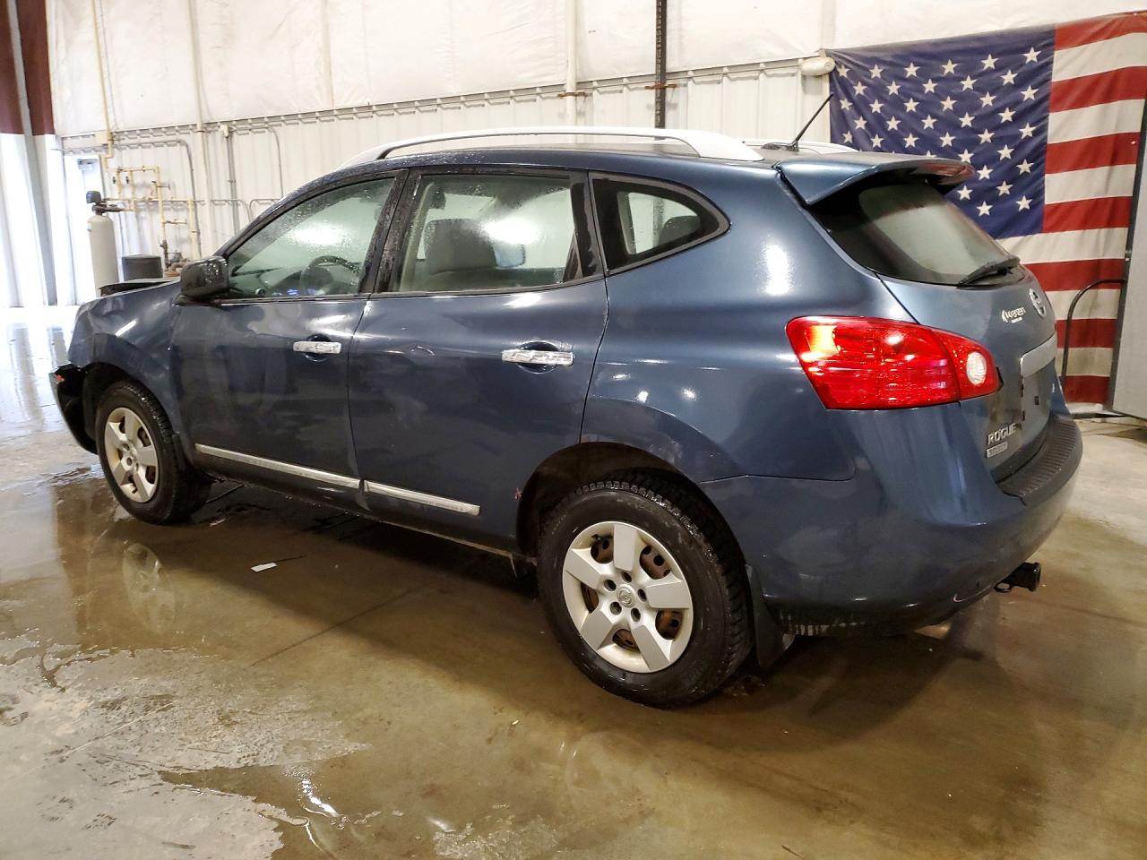 2014 Nissan Rogue Select S Синий vin: JN8AS5MV6EW204408