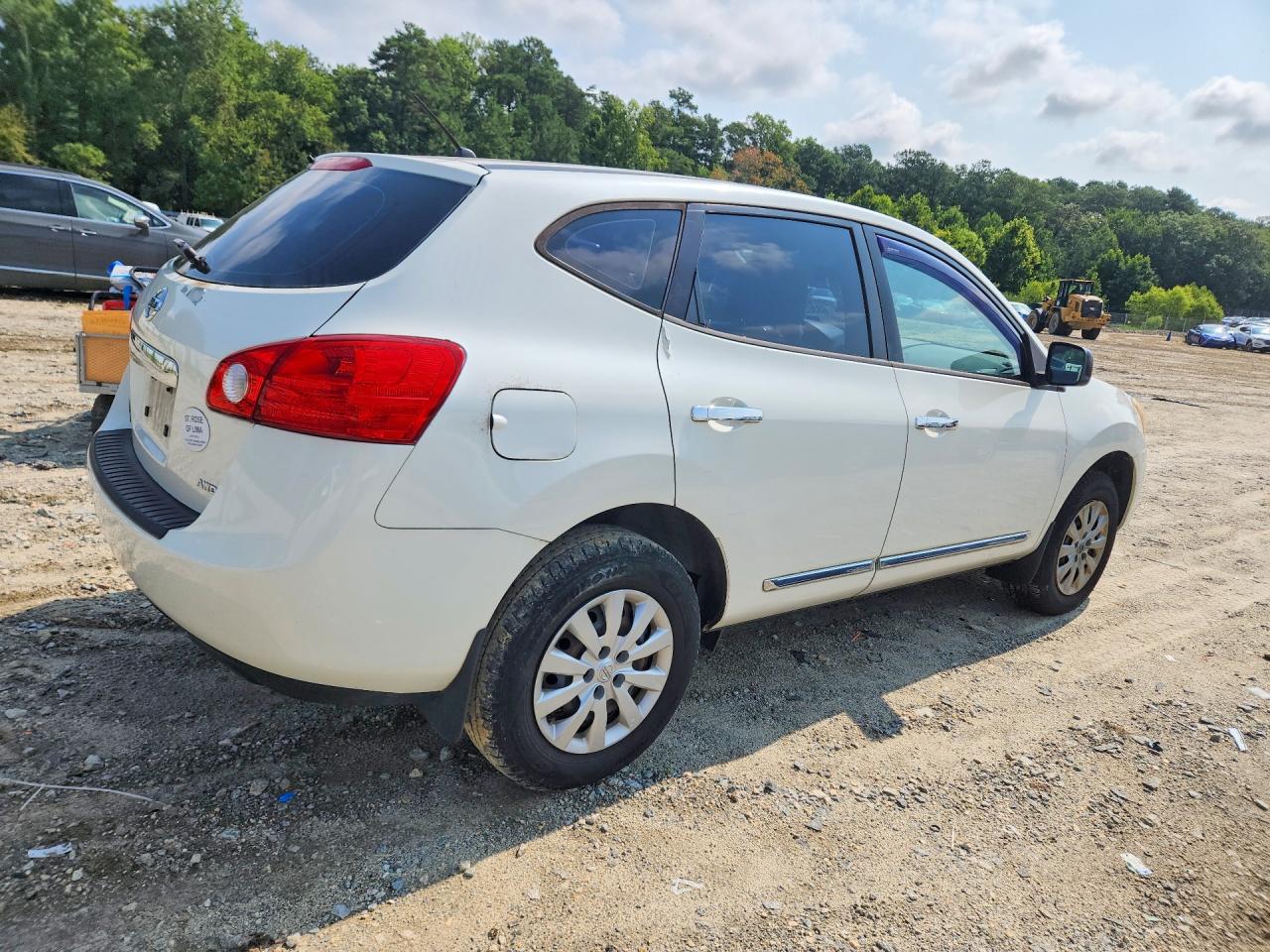 2014 Nissan Rogue Select S White vin: JN8AS5MV6EW703676