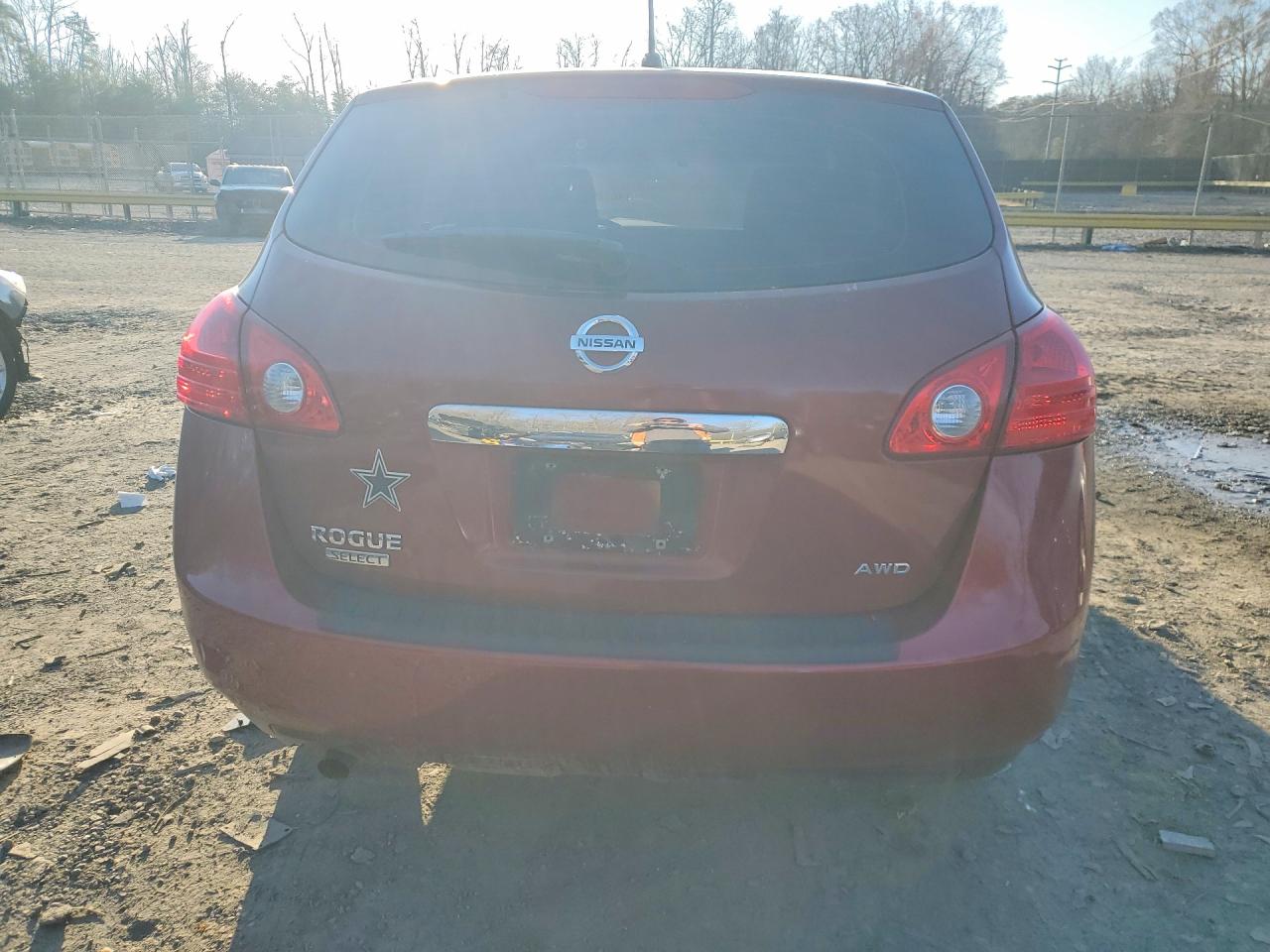 2014 Nissan Rogue Select S Red vin: JN8AS5MV6EW706352