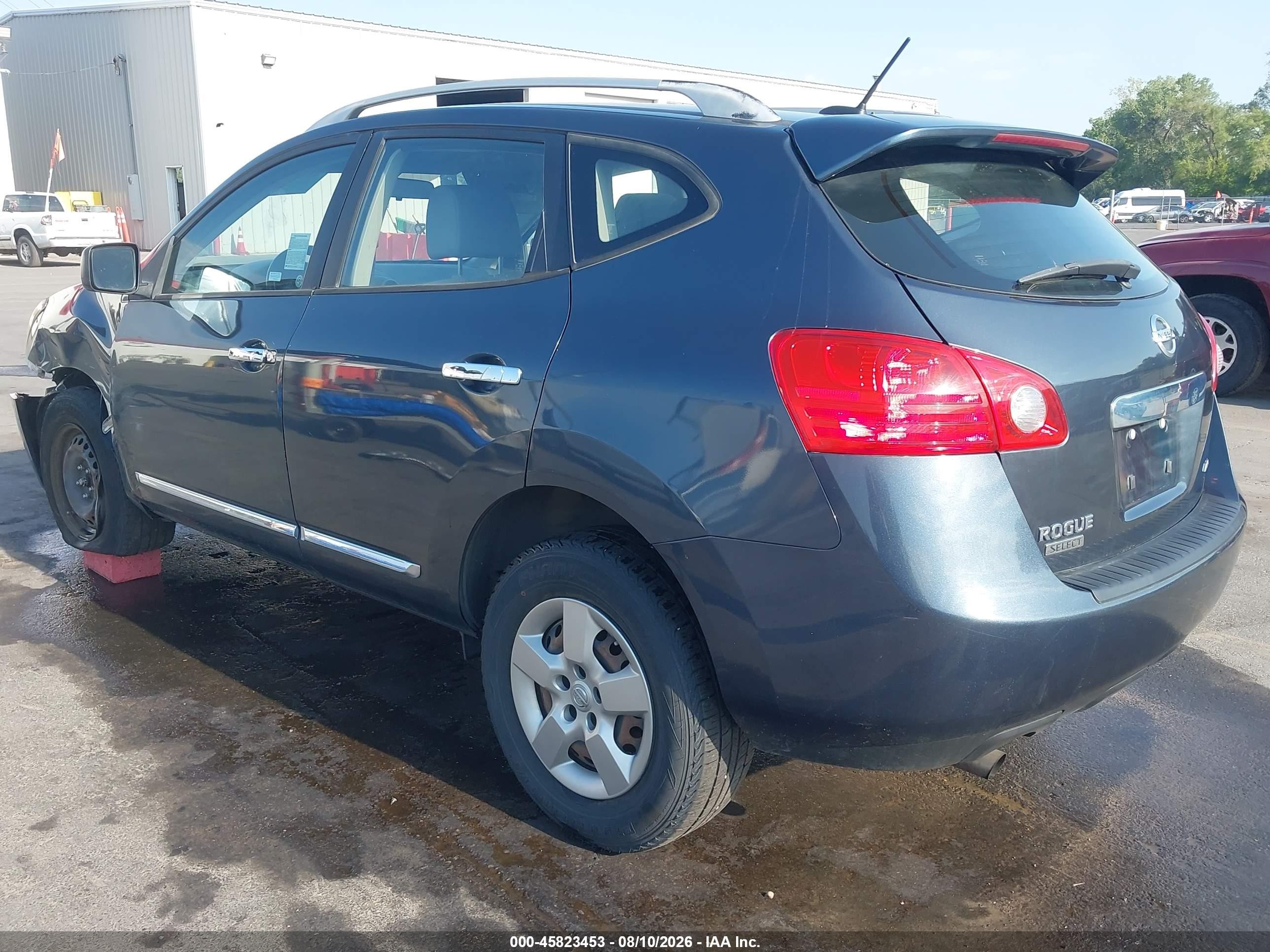 2014 Nissan Rogue Select S Gray vin: JN8AS5MV6EW711549