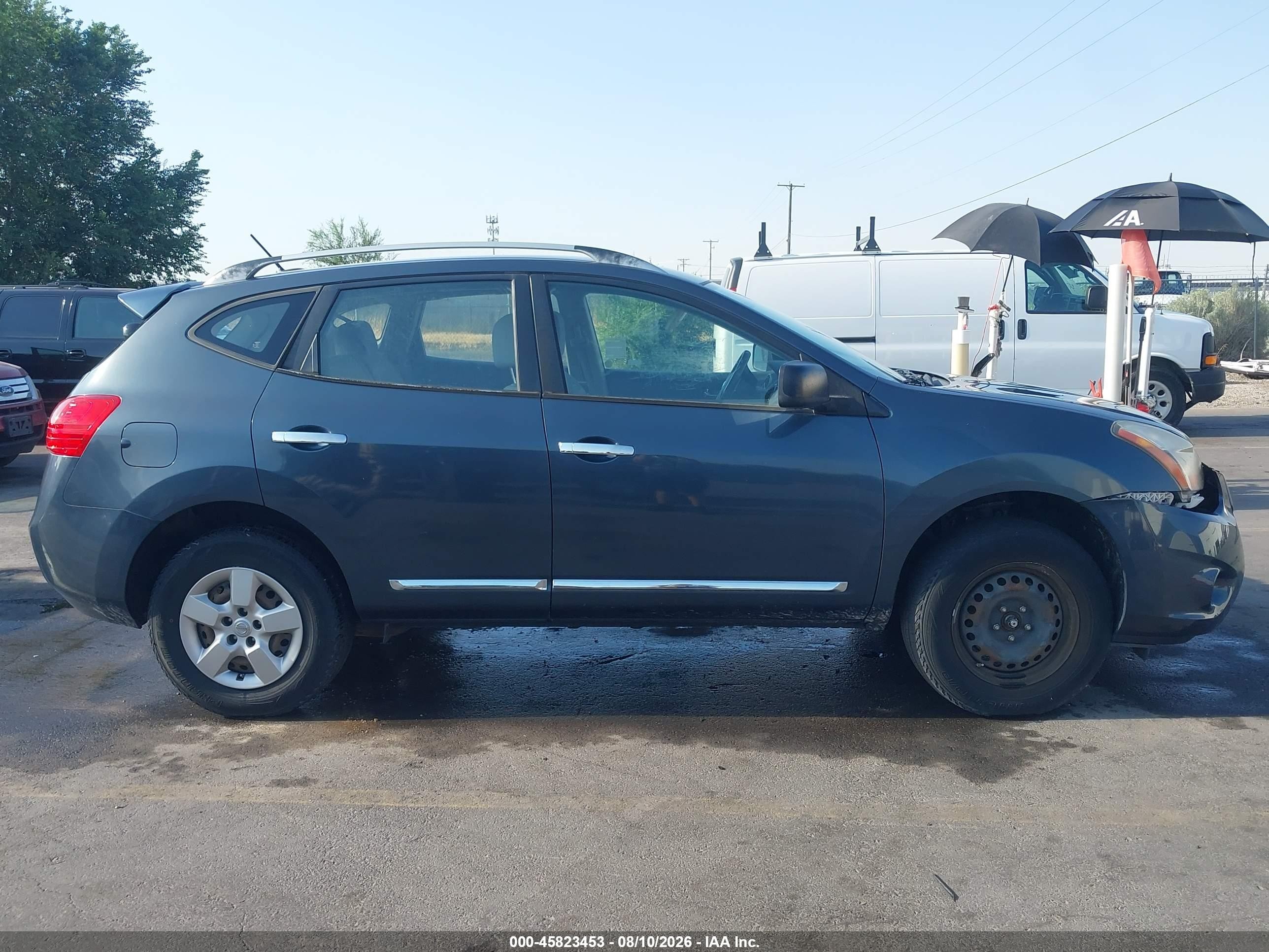 2014 Nissan Rogue Select S Gray vin: JN8AS5MV6EW711549