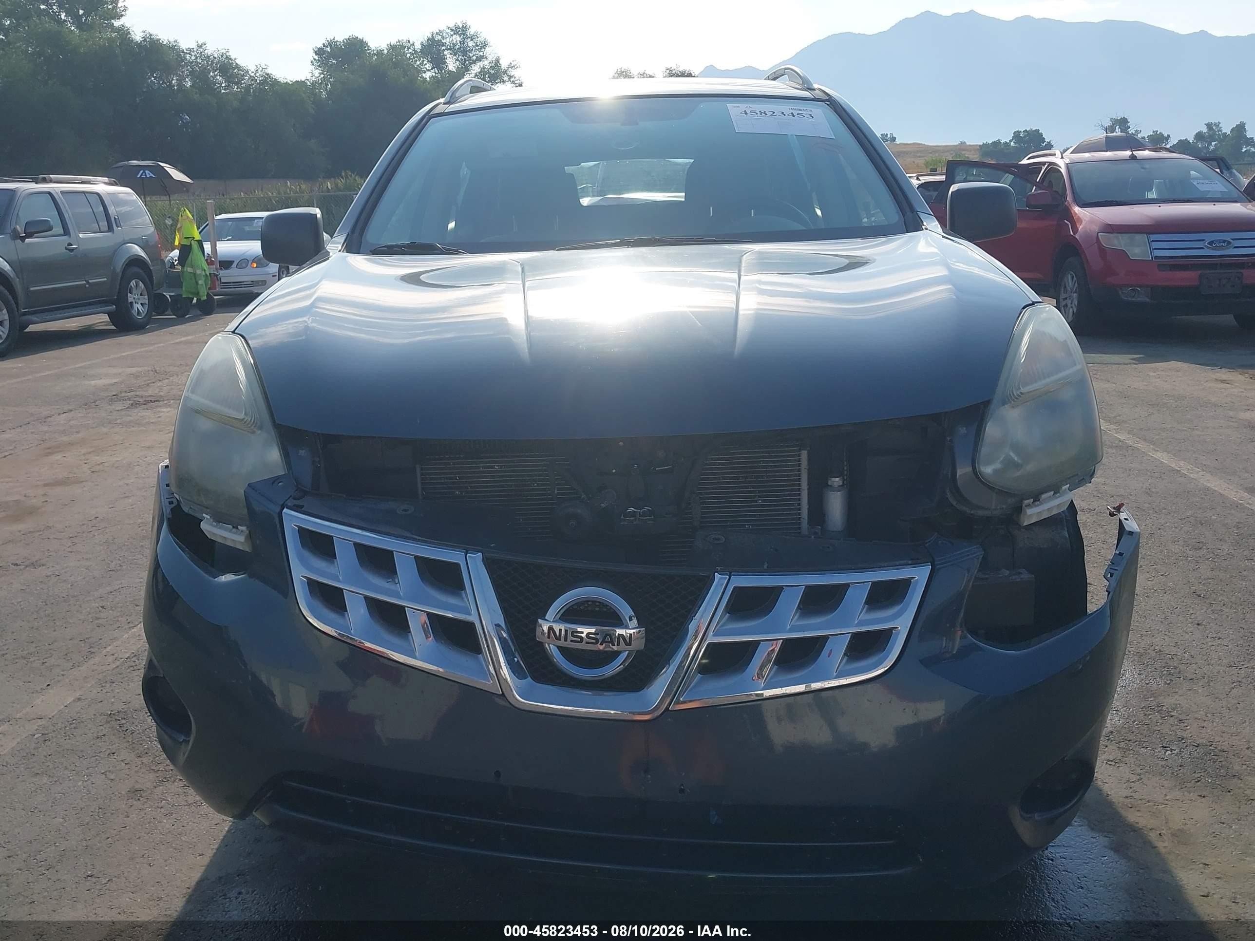 2014 Nissan Rogue Select S Gray vin: JN8AS5MV6EW711549
