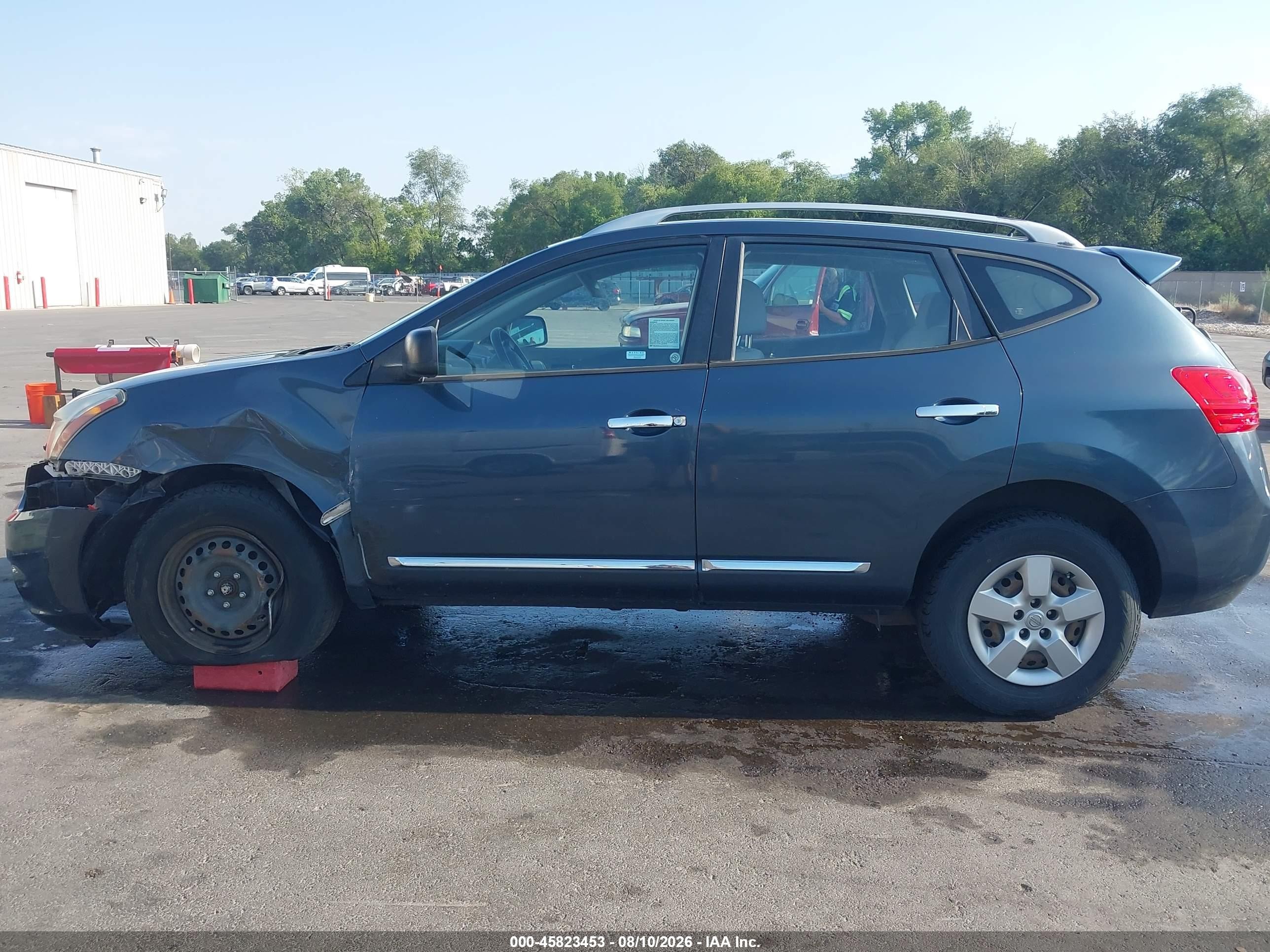2014 Nissan Rogue Select S Gray vin: JN8AS5MV6EW711549