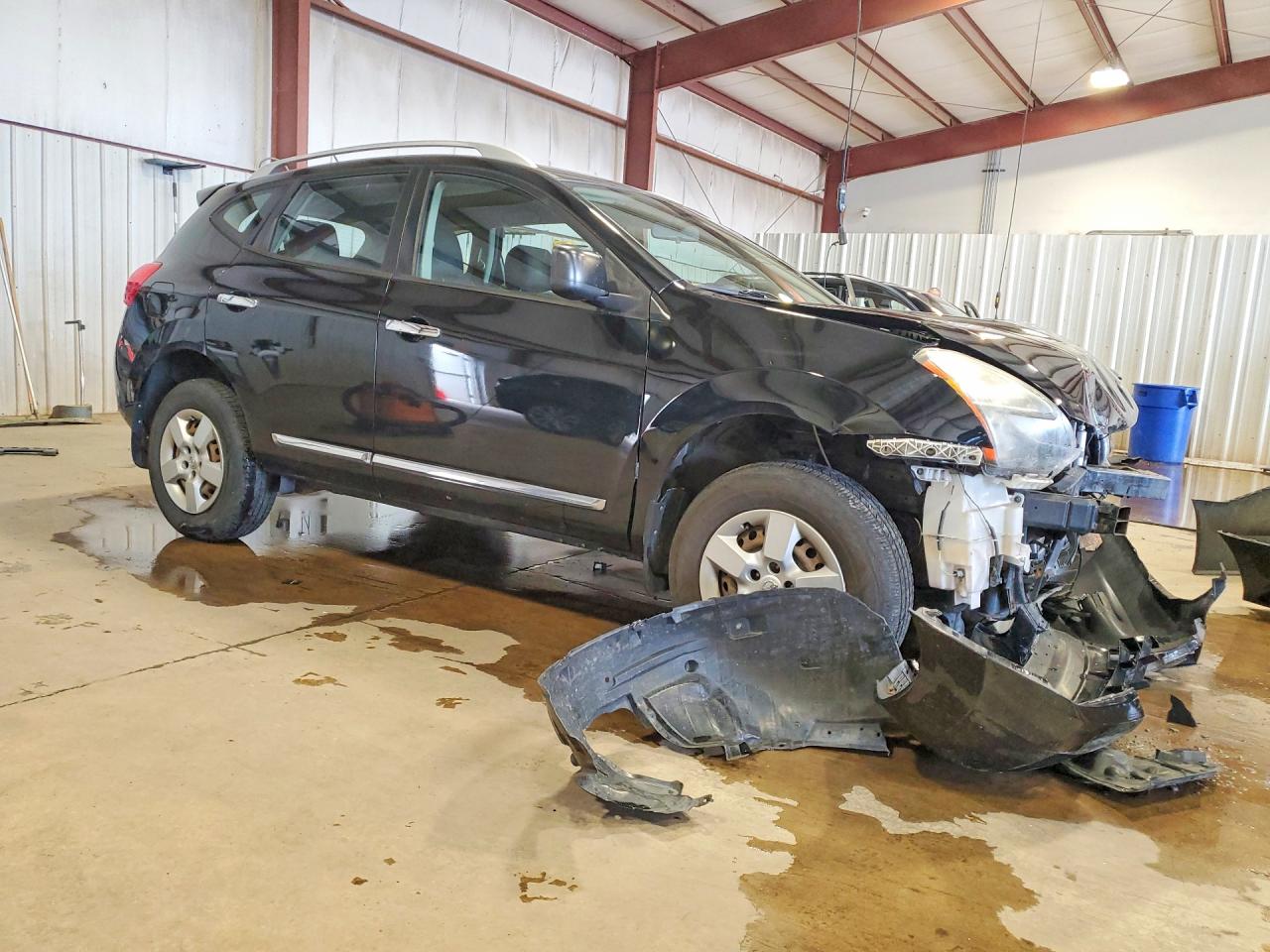 2014 Nissan Rogue Select S Black vin: JN8AS5MV6EW716962