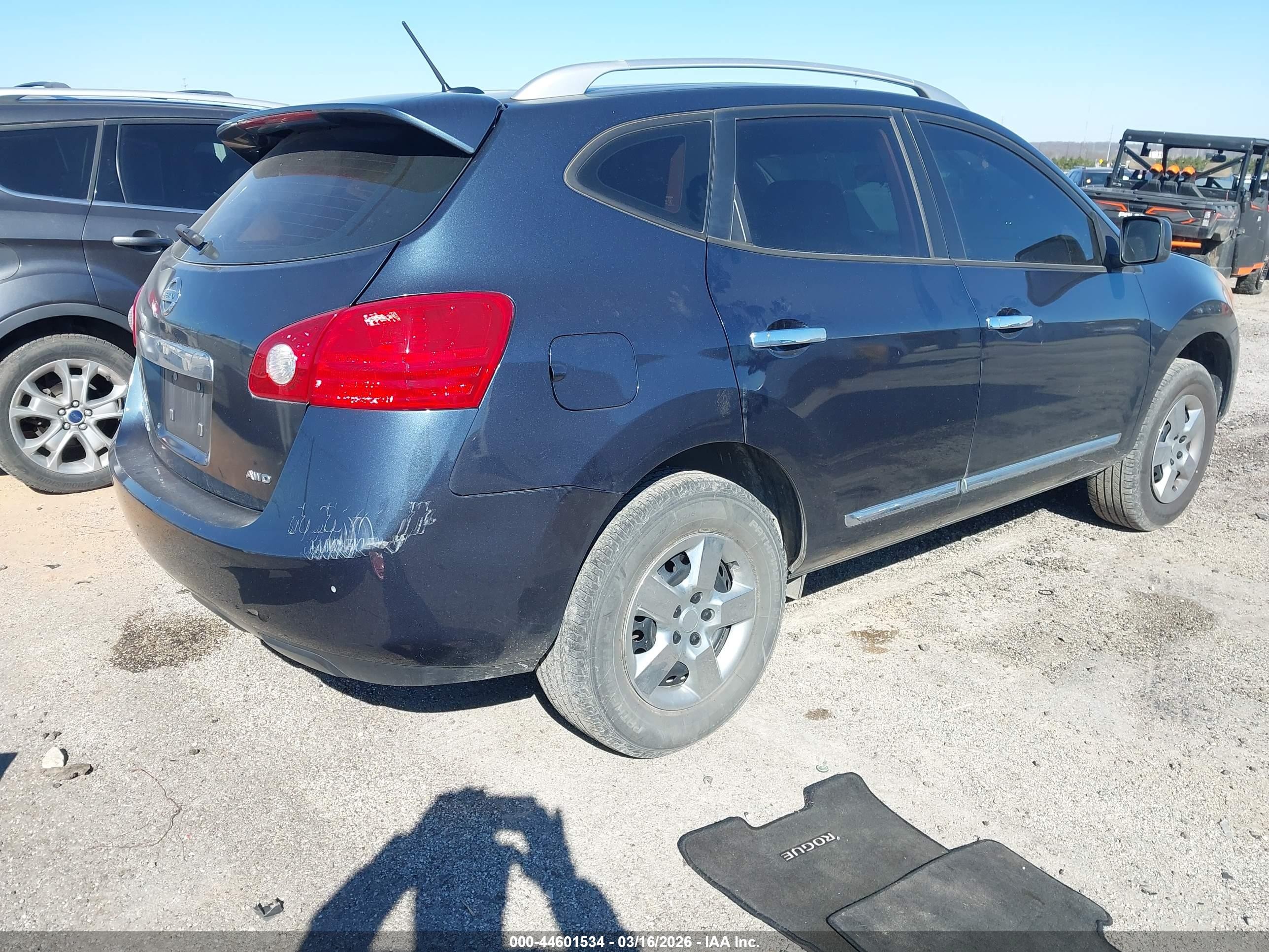 2015 Nissan Rogue Select S Gray vin: JN8AS5MV6FW255067