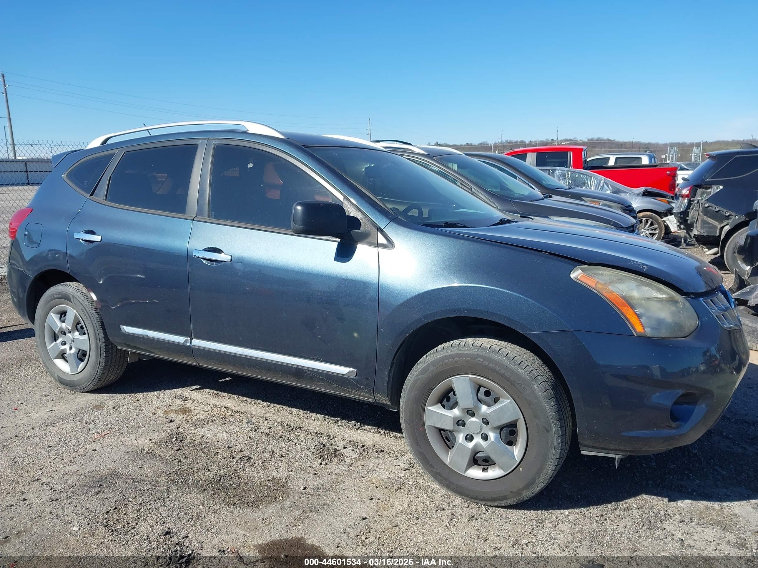 2015 Nissan Rogue Select S Gray vin: JN8AS5MV6FW255067