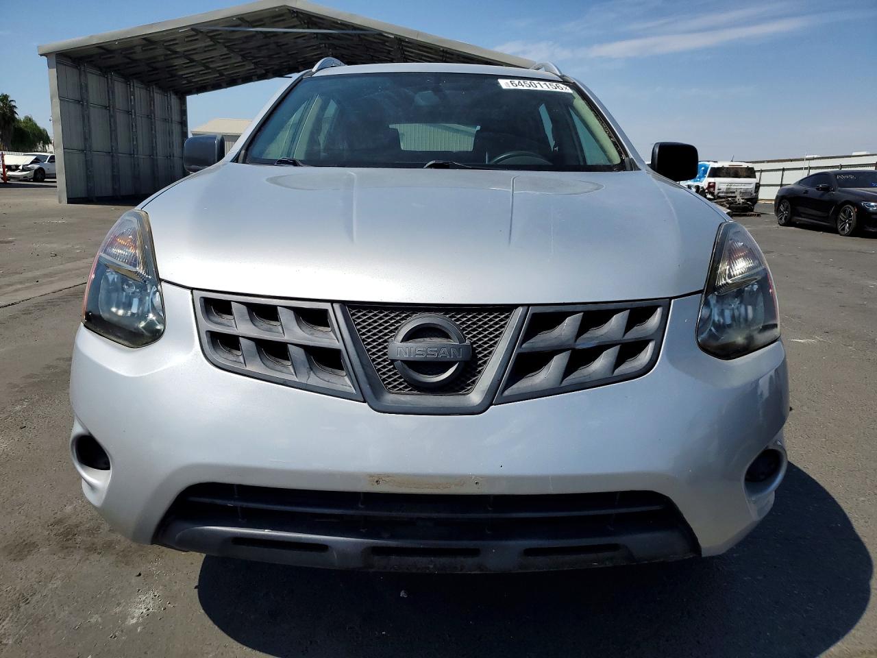 2015 Nissan Rogue Select S Silver vin: JN8AS5MV6FW758727