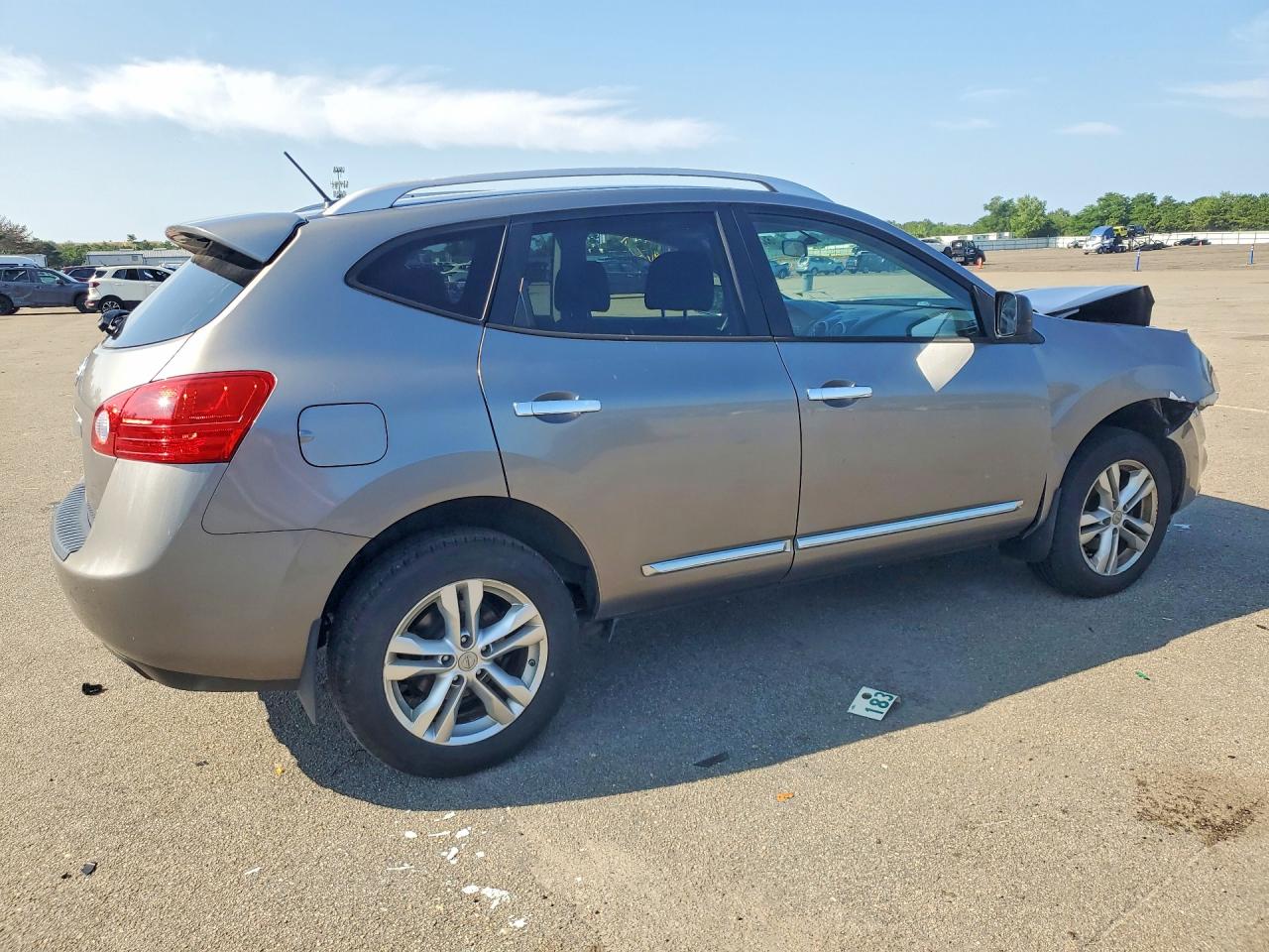 2015 Nissan Rogue Select S Gray vin: JN8AS5MV6FW766911