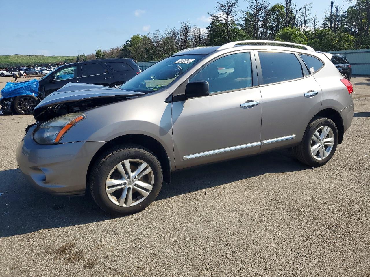 2015 Nissan Rogue Select S Gray vin: JN8AS5MV6FW766911