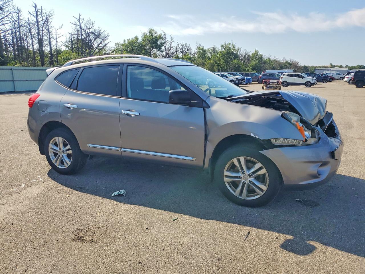 2015 Nissan Rogue Select S Gray vin: JN8AS5MV6FW766911