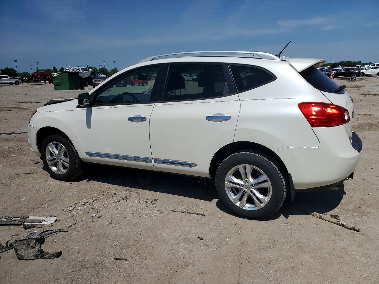 2015 Nissan Rogue Select S White vin: JN8AS5MV6FW771591
