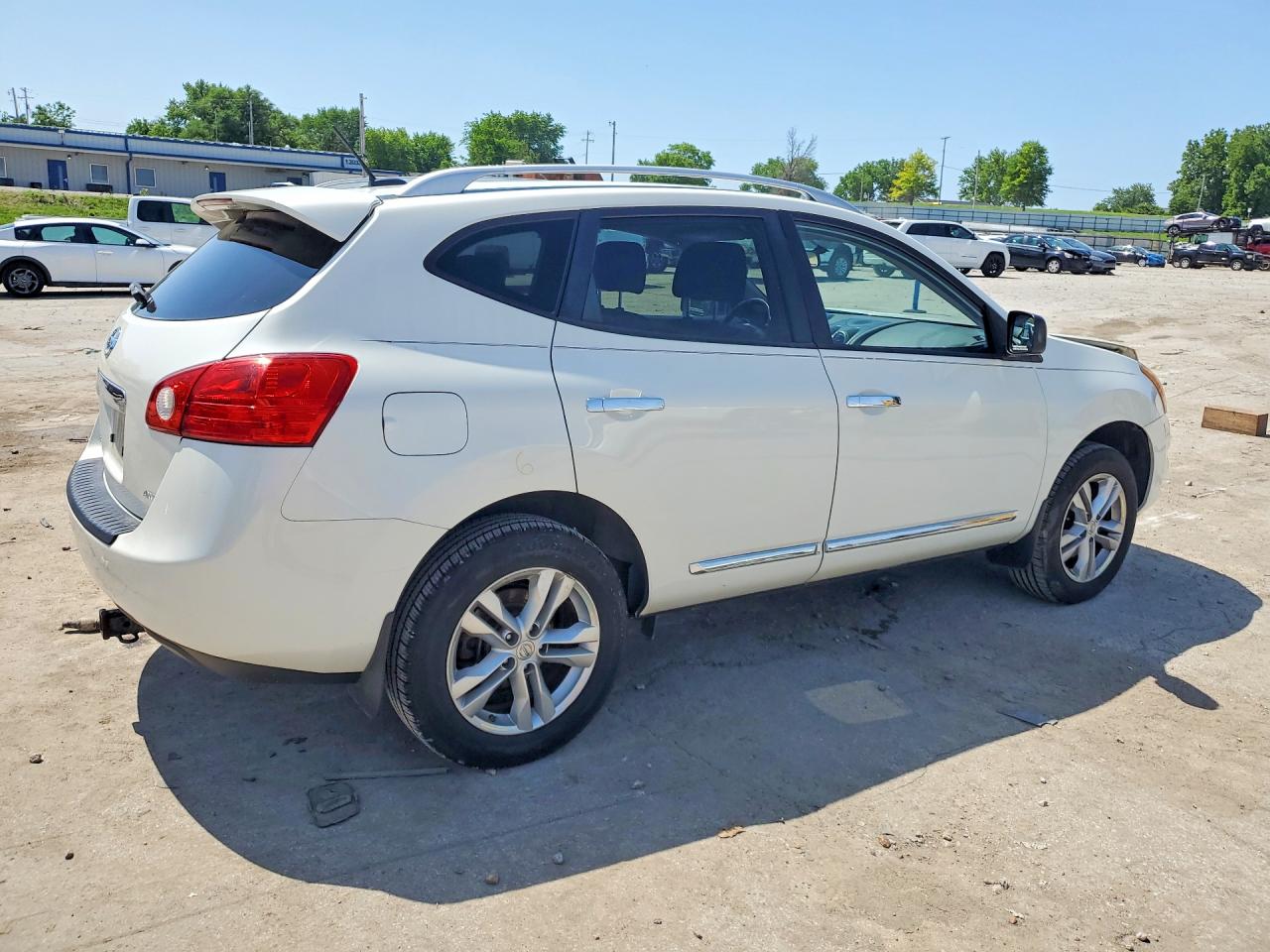 2015 Nissan Rogue Select S White vin: JN8AS5MV6FW771591
