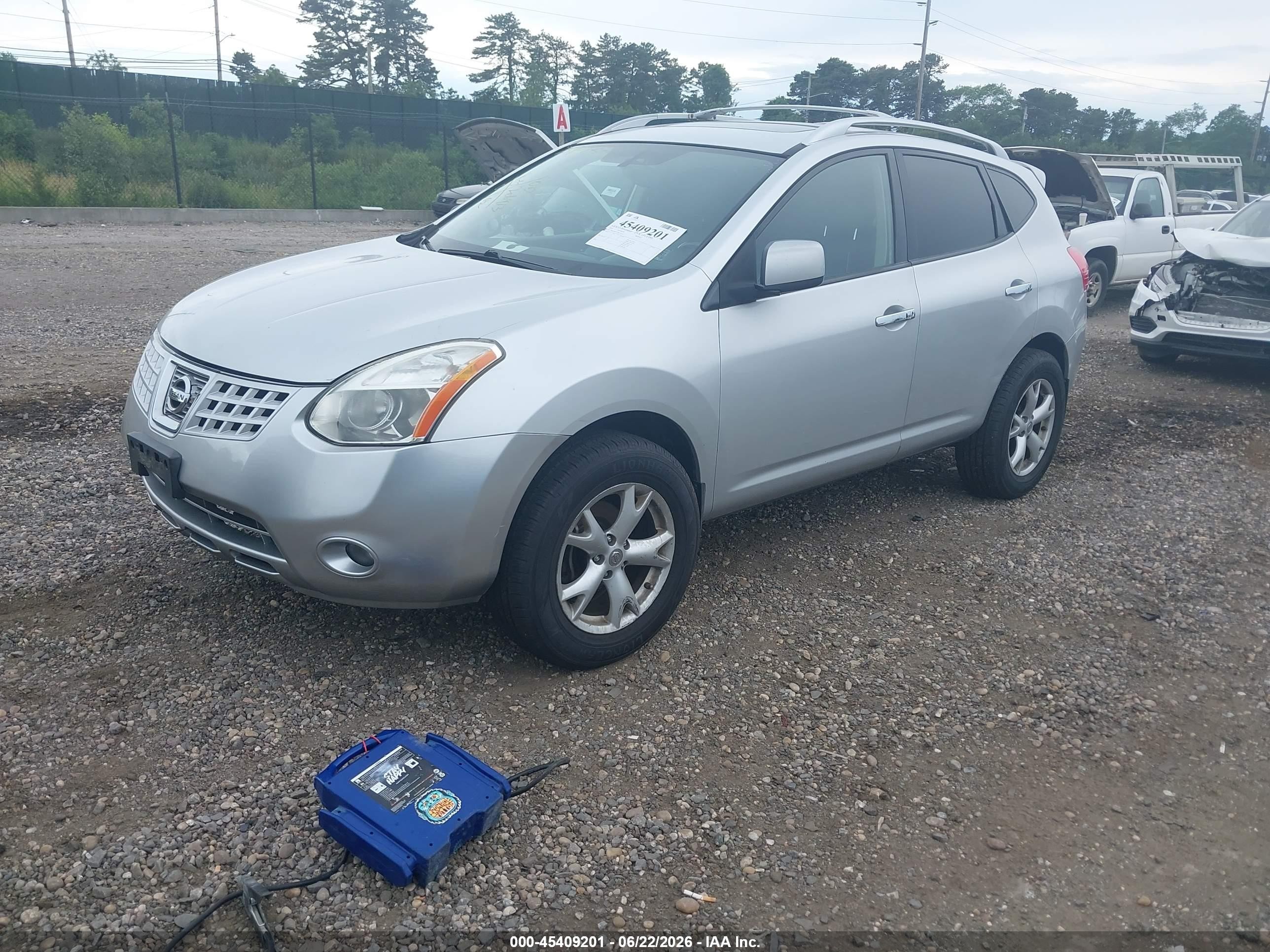 2010 Nissan Rogue Sl Gray vin: JN8AS5MV7AW120155