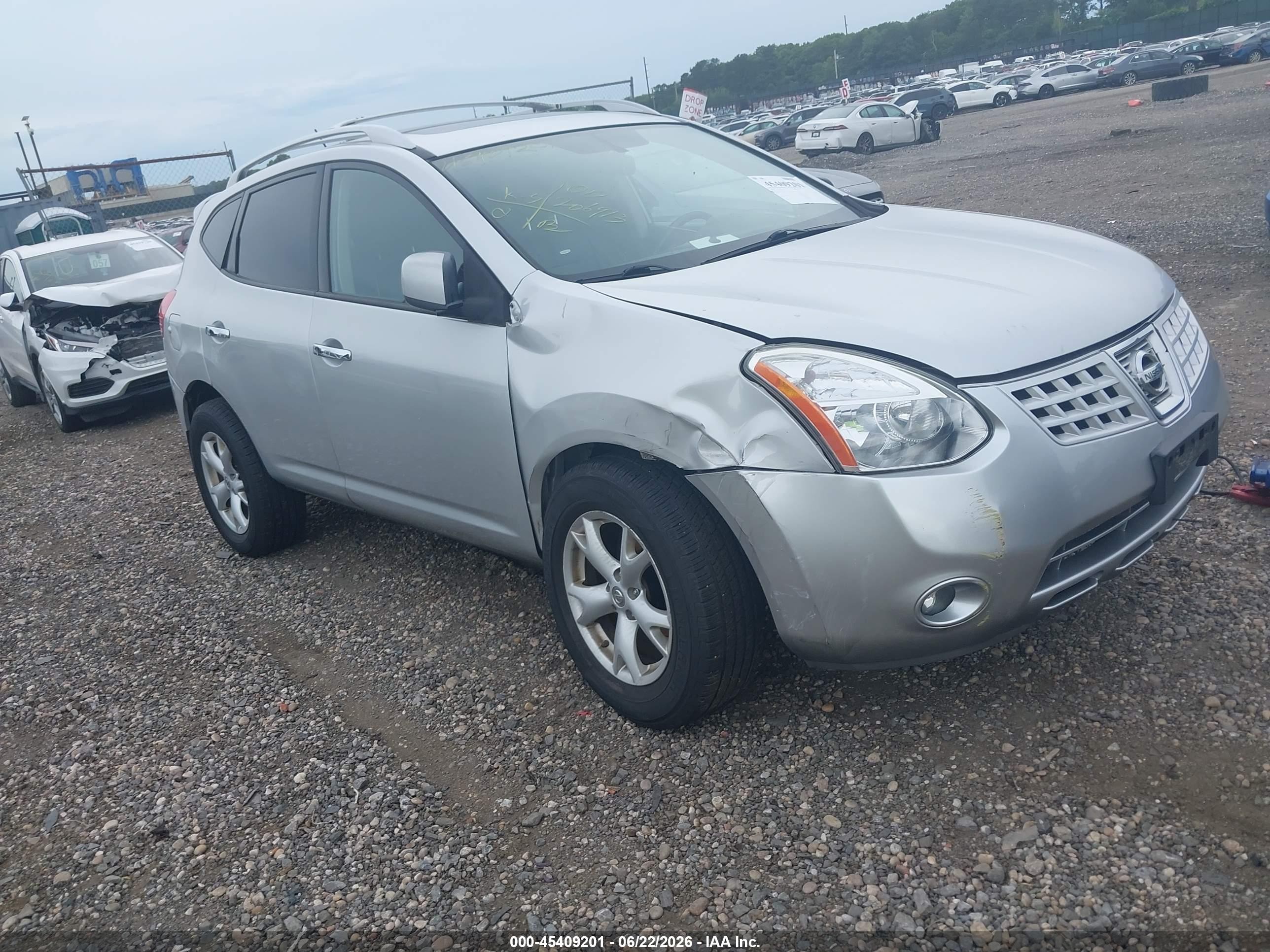 2010 Nissan Rogue Sl Gray vin: JN8AS5MV7AW120155