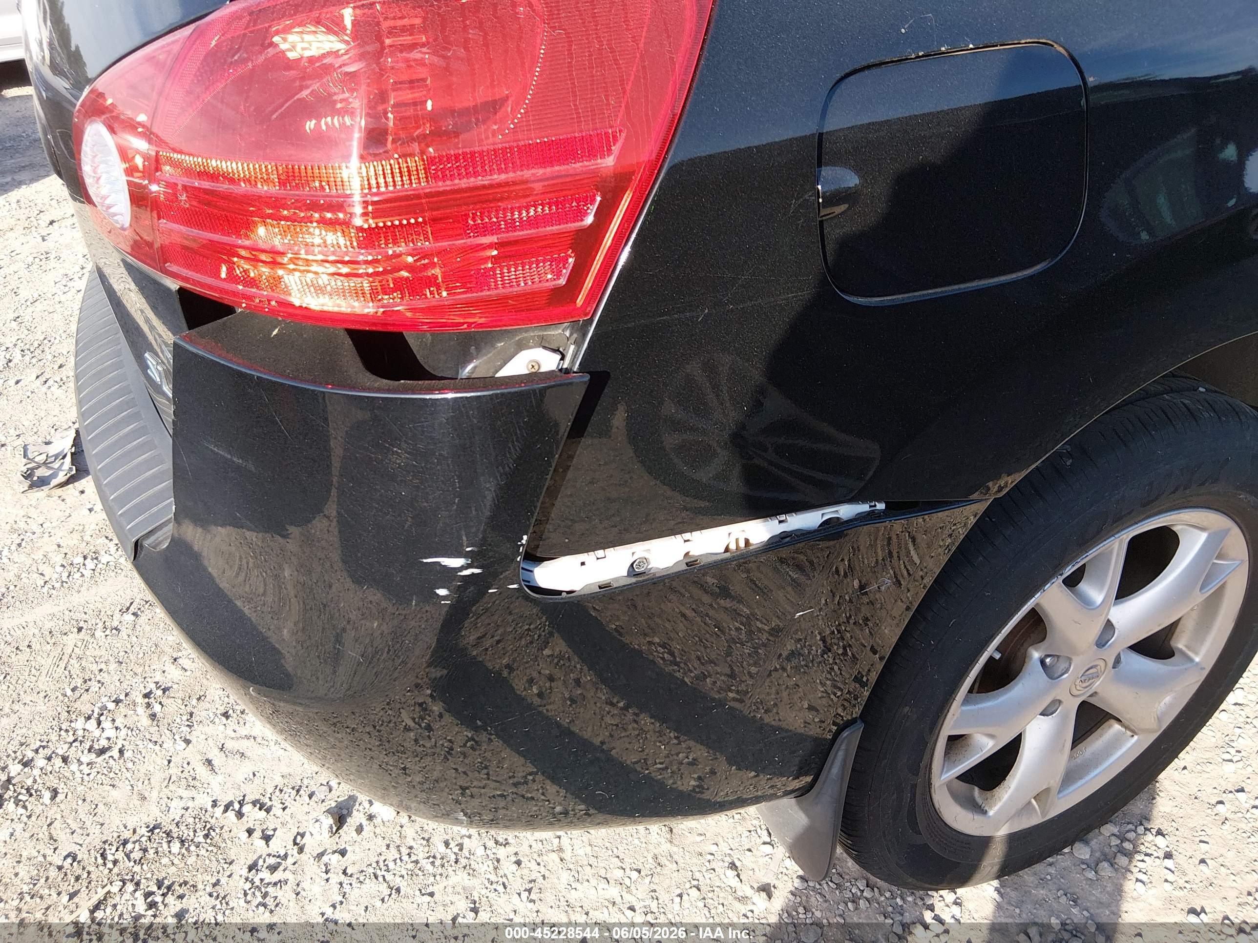 2010 Nissan Rogue Sl Black vin: JN8AS5MV7AW122844