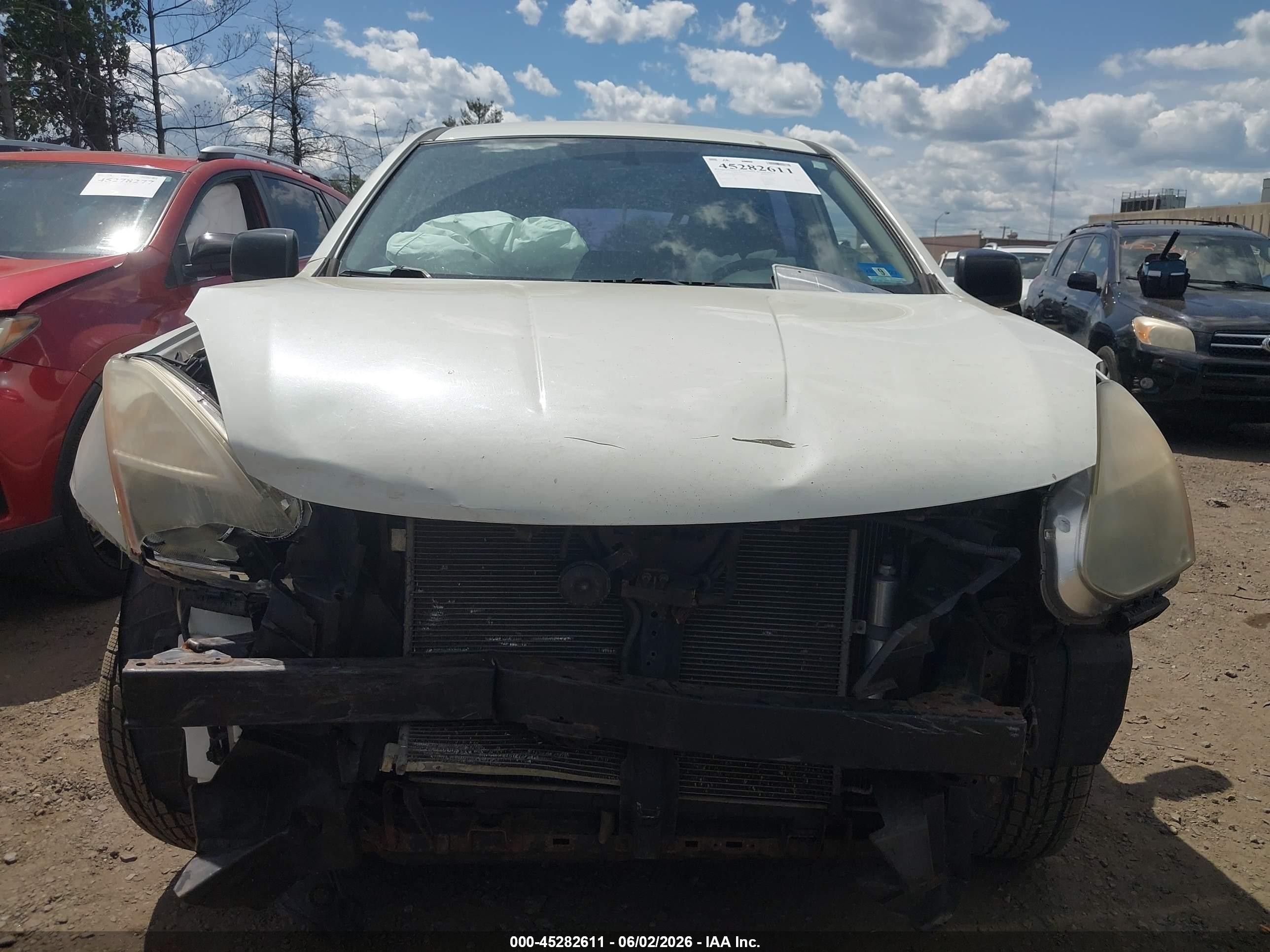 2010 Nissan Rogue S White vin: JN8AS5MV7AW126490
