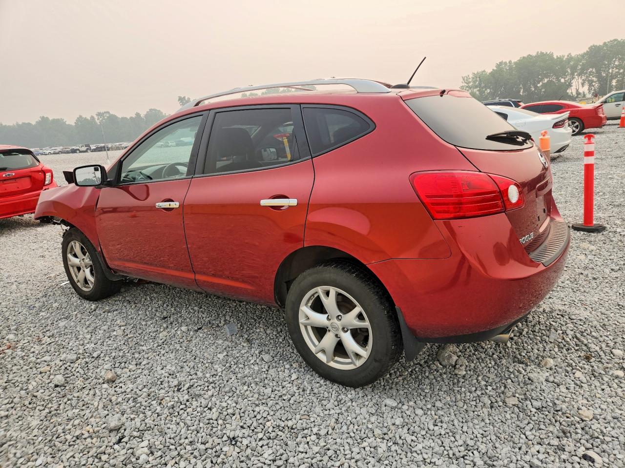 2010 Nissan Rogue S Красный vin: JN8AS5MV7AW139448