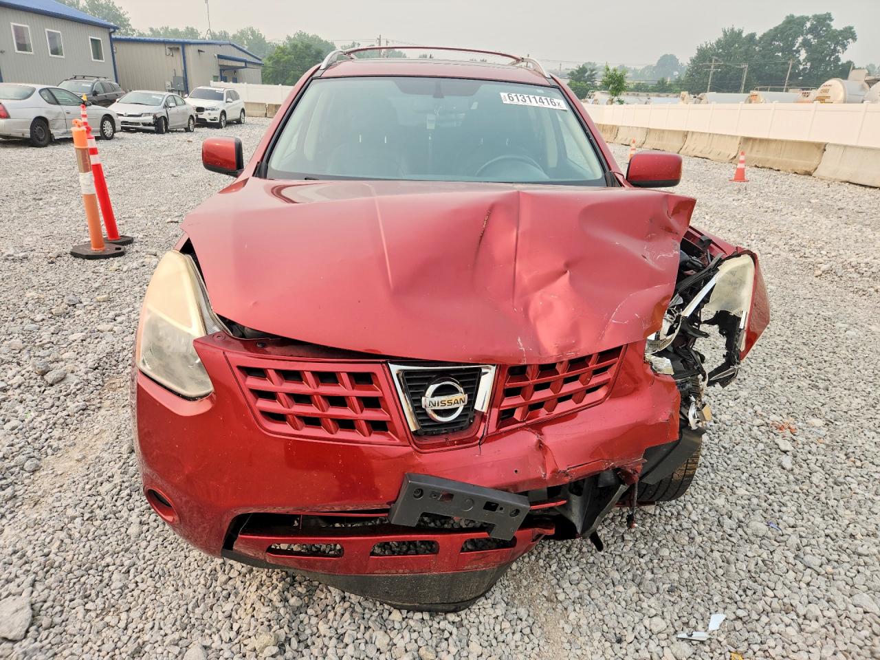 2010 Nissan Rogue S Красный vin: JN8AS5MV7AW139448