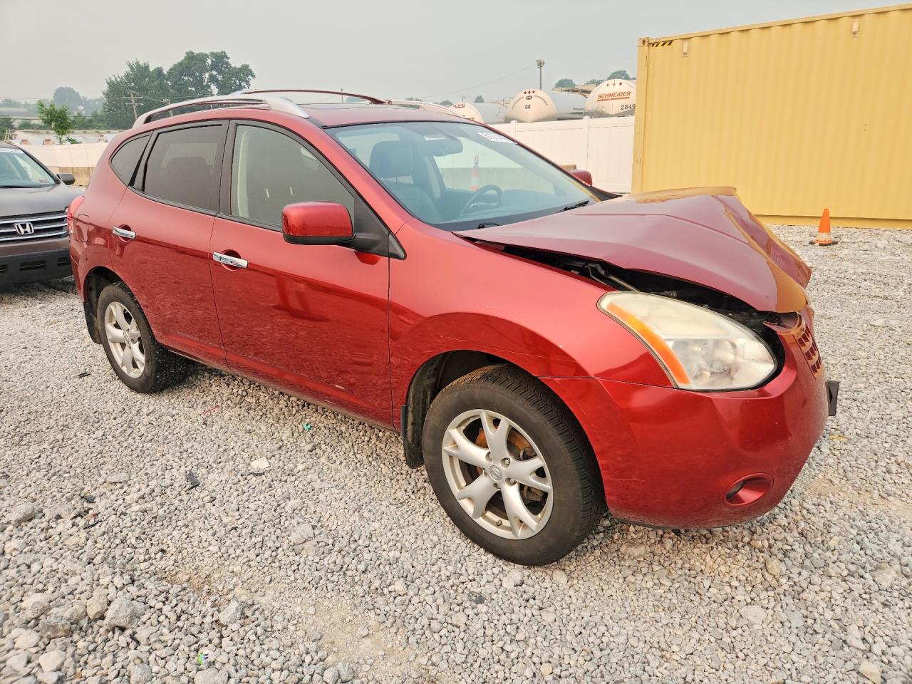 2010 Nissan Rogue S Красный vin: JN8AS5MV7AW139448