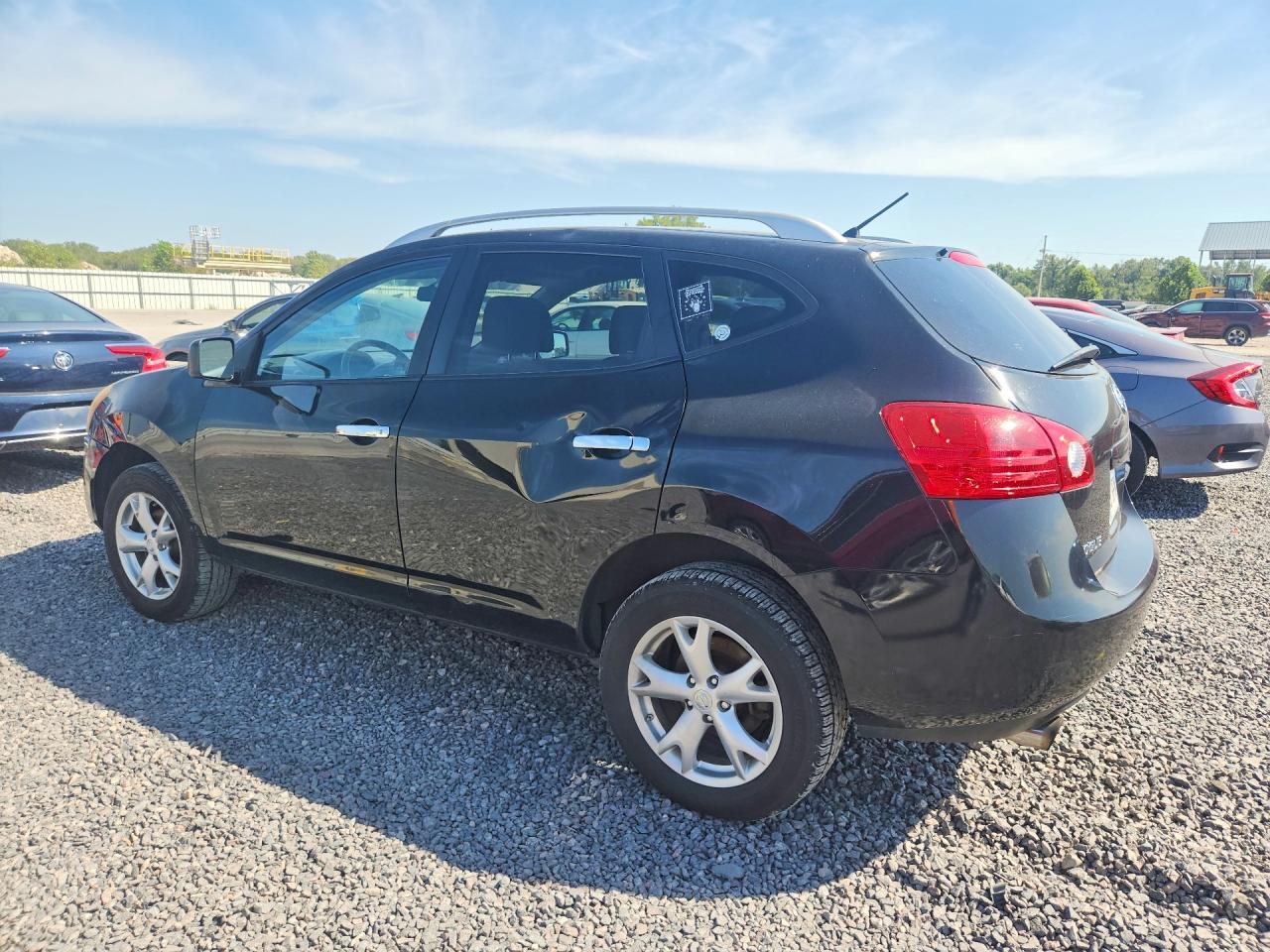2010 Nissan Rogue S Black vin: JN8AS5MV7AW139854