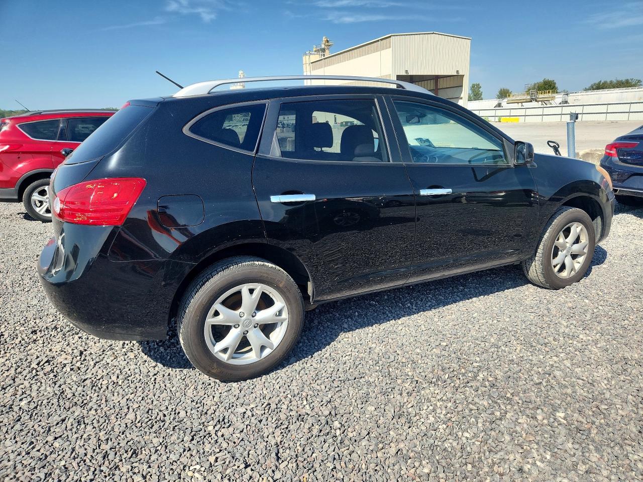 2010 Nissan Rogue S Black vin: JN8AS5MV7AW139854