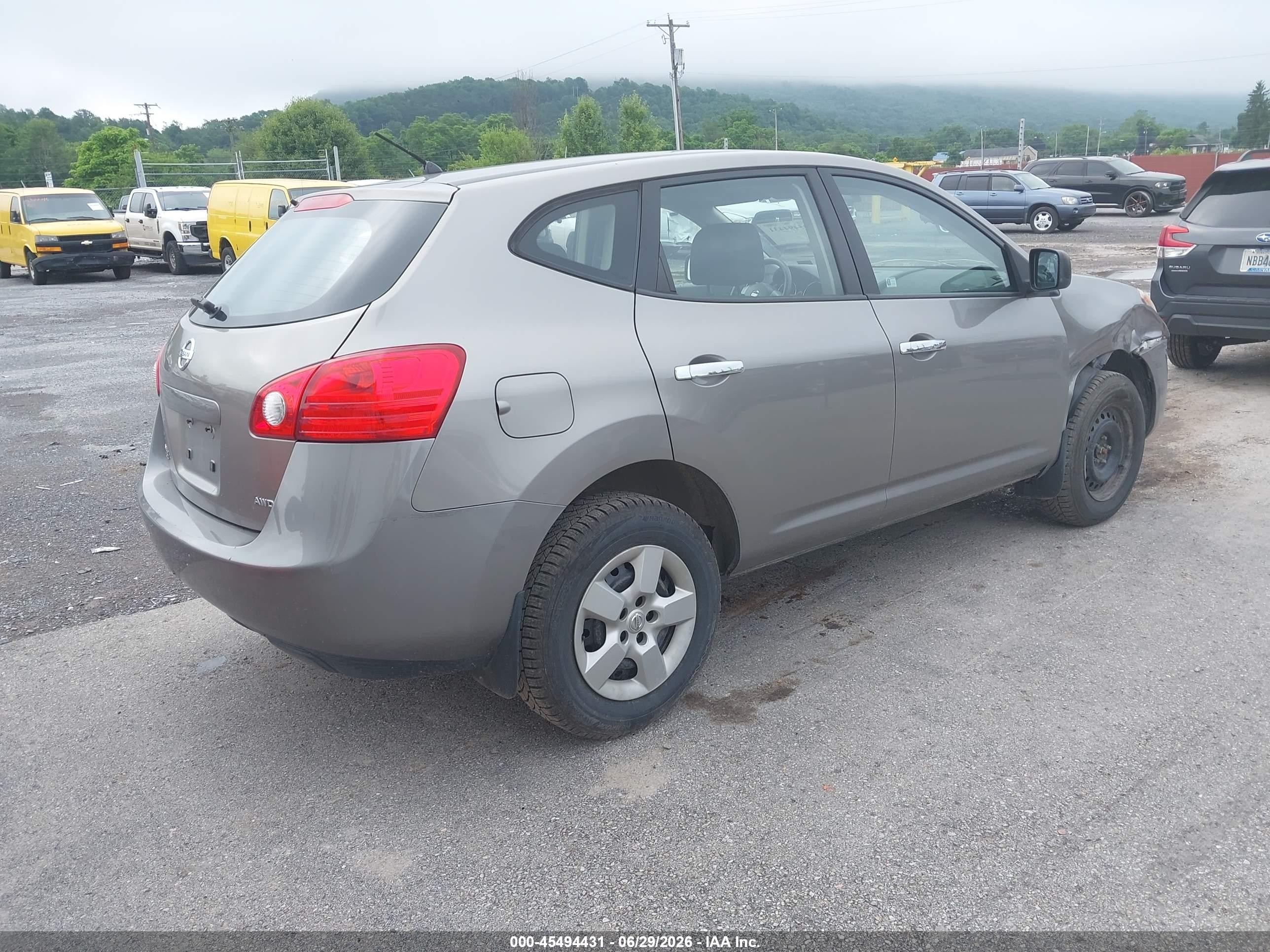 2010 Nissan Rogue S Gray vin: JN8AS5MV7AW143323