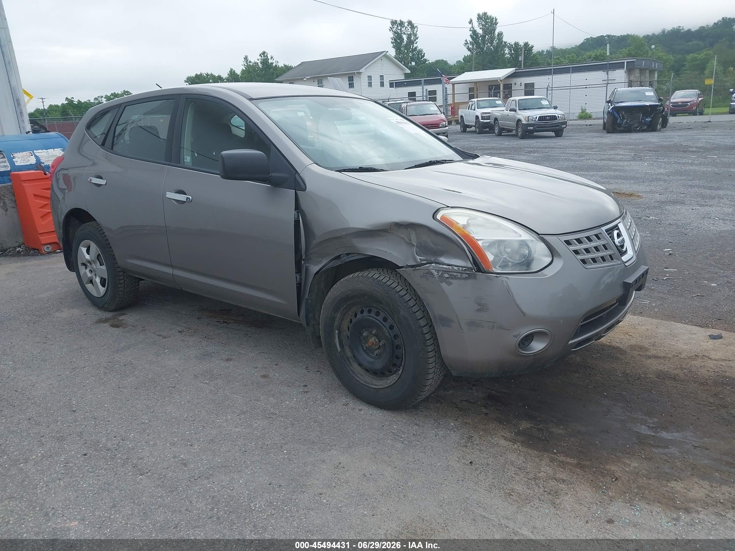 2010 Nissan Rogue S Gray vin: JN8AS5MV7AW143323