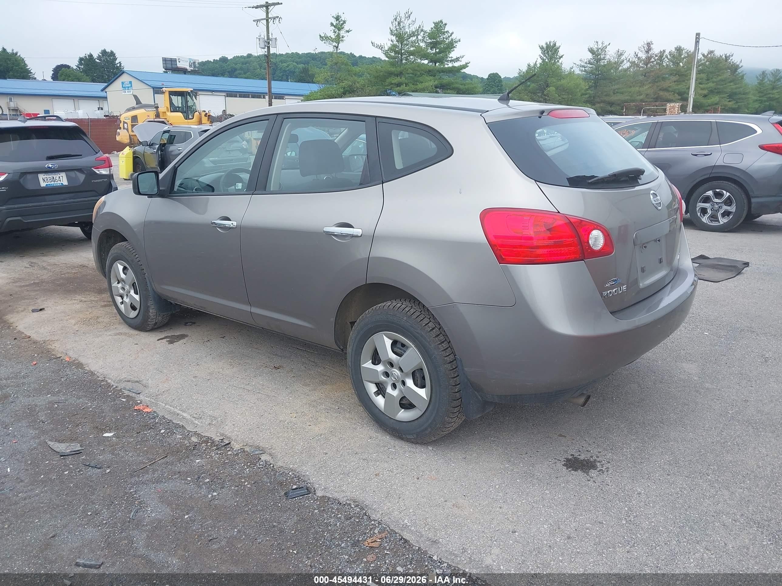 2010 Nissan Rogue S Gray vin: JN8AS5MV7AW143323